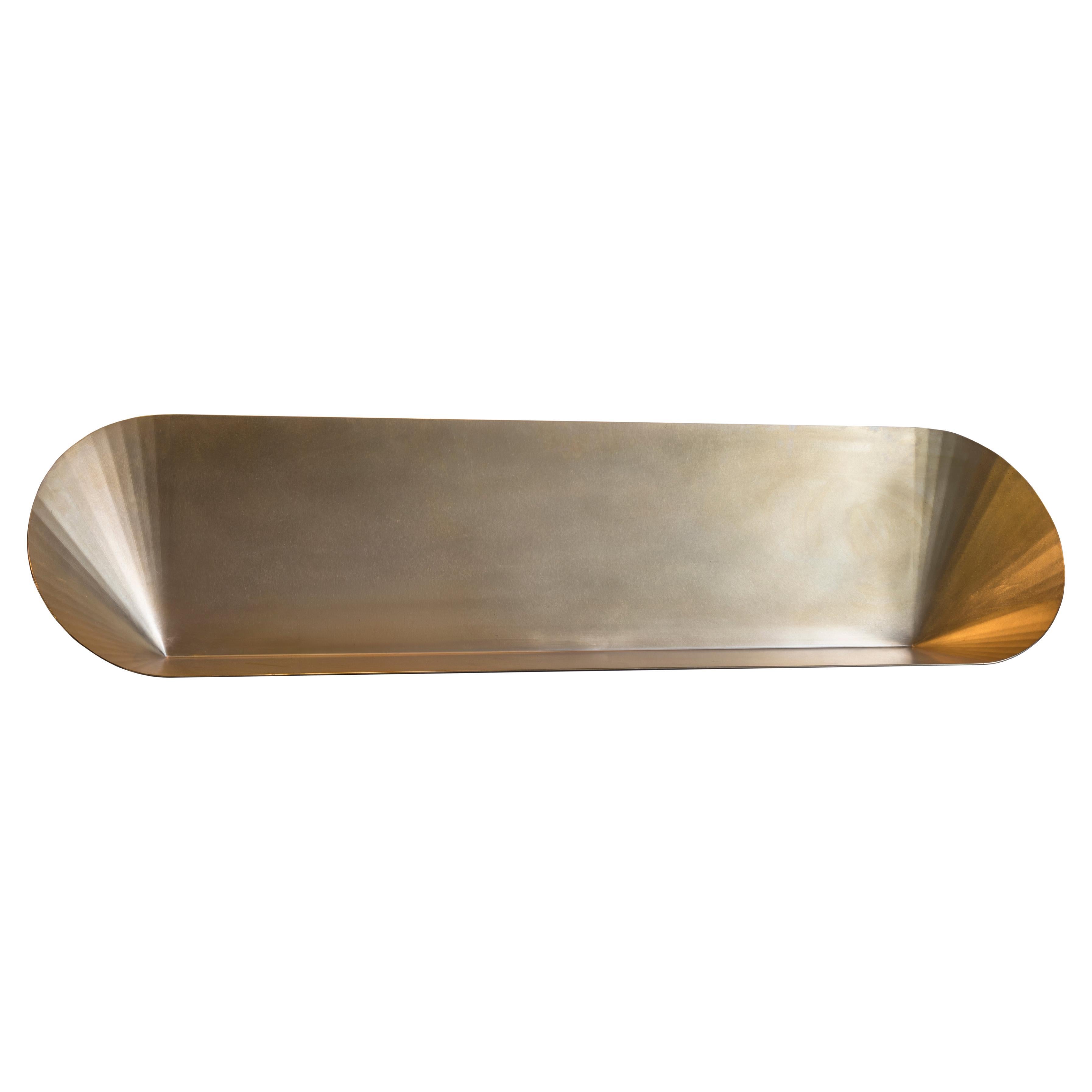 Coquillage Shelf in Brass by Julien Vidame For Sale