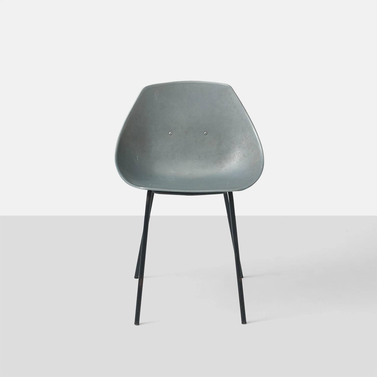 Mid-Century Modern “Coquillage” Side Chiar by Pierre Guariche