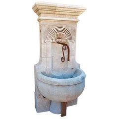 Fuente de pared Coquille Moyen