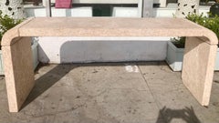 Coquina Console With Pinkish Tone