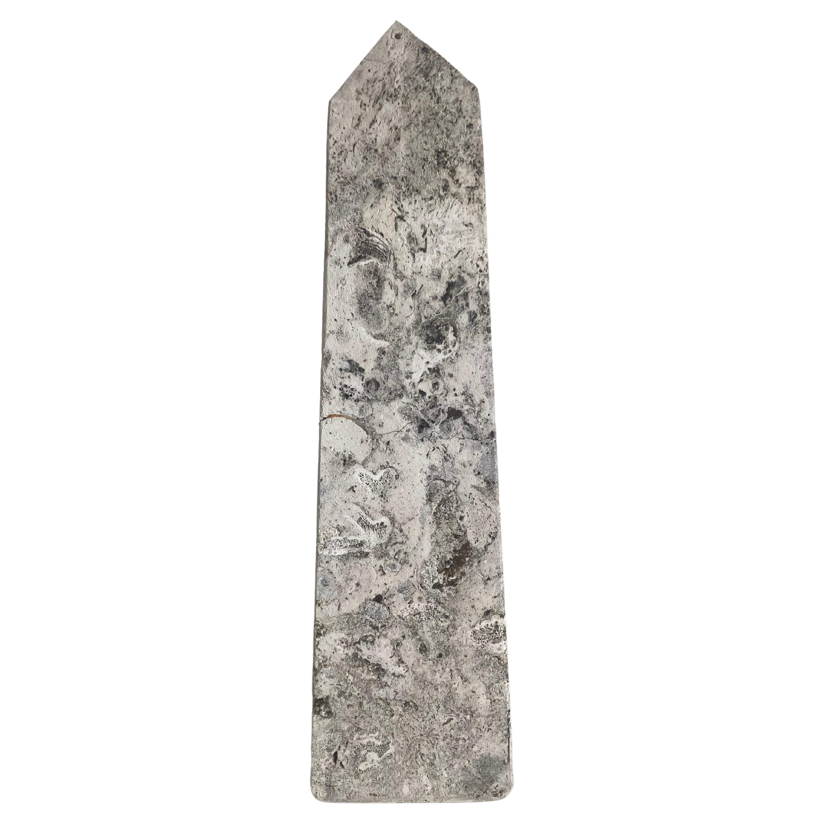 Coquina Obelisk Large Scale For Sale