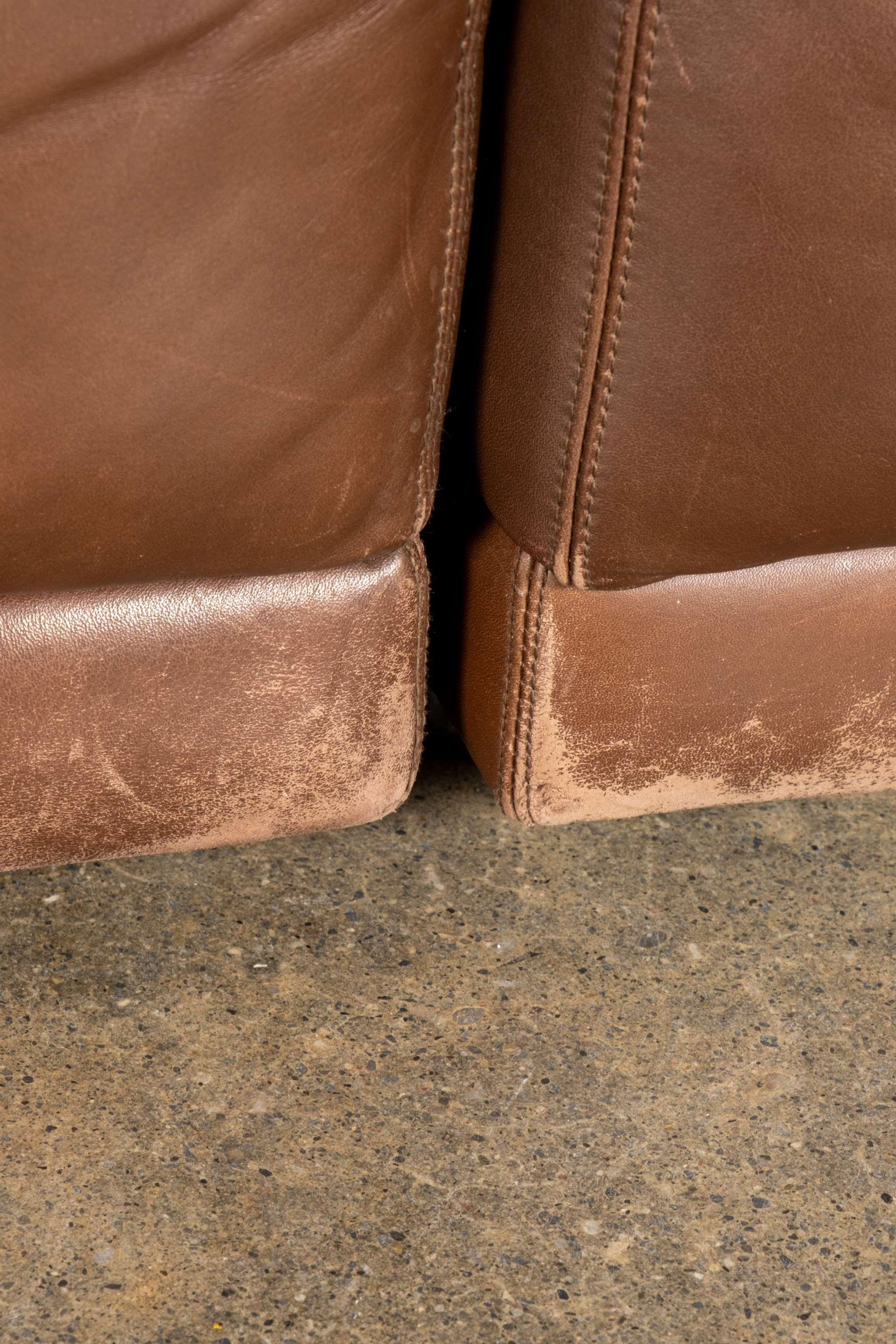 COR 5-piece Modular Leather Sofa Set en venta 8