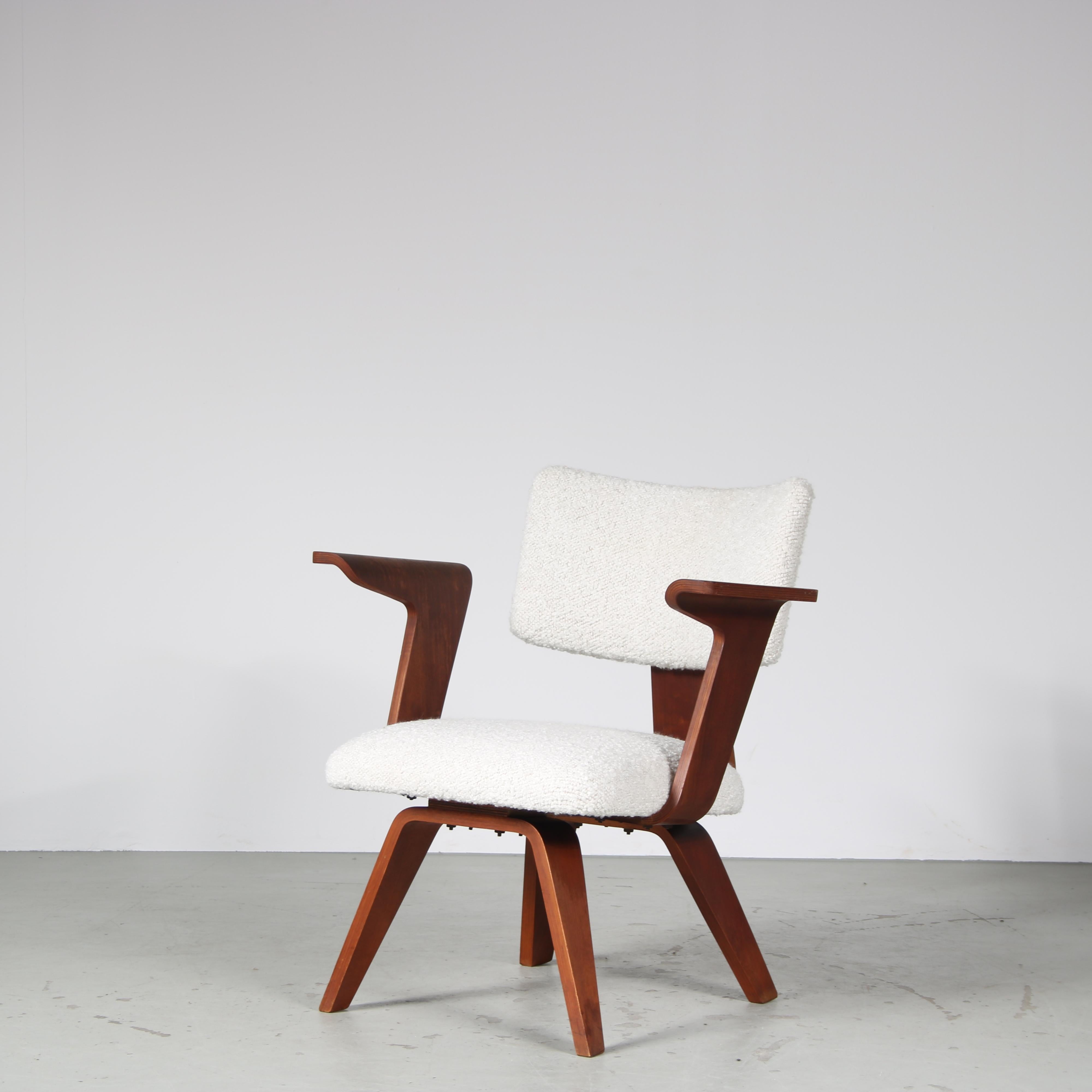 Cor Alons Easy Chair for De Boer Gouda, Netherlands 1950 For Sale 9