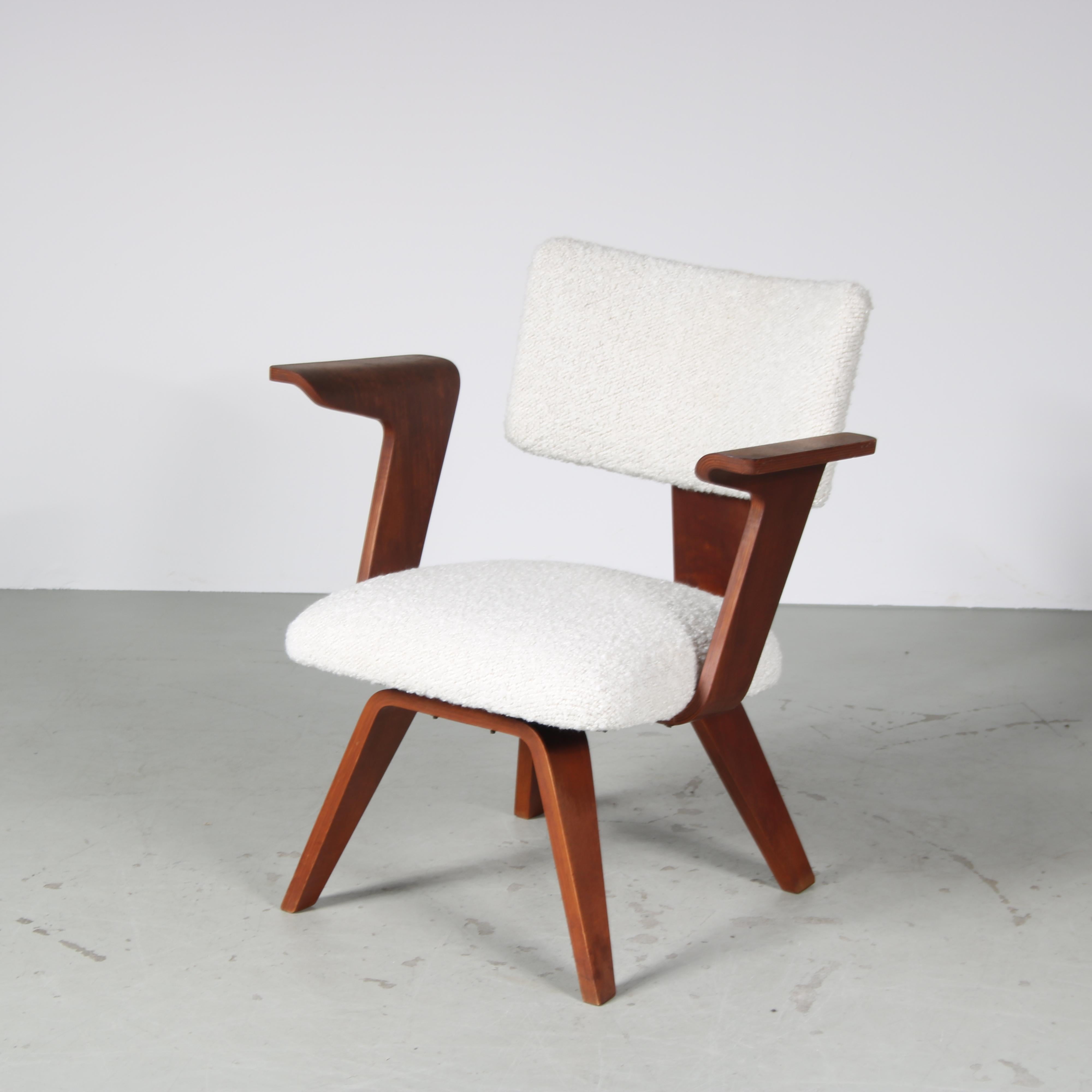 Cor Alons Easy Chair for De Boer Gouda, Netherlands 1950 For Sale 10