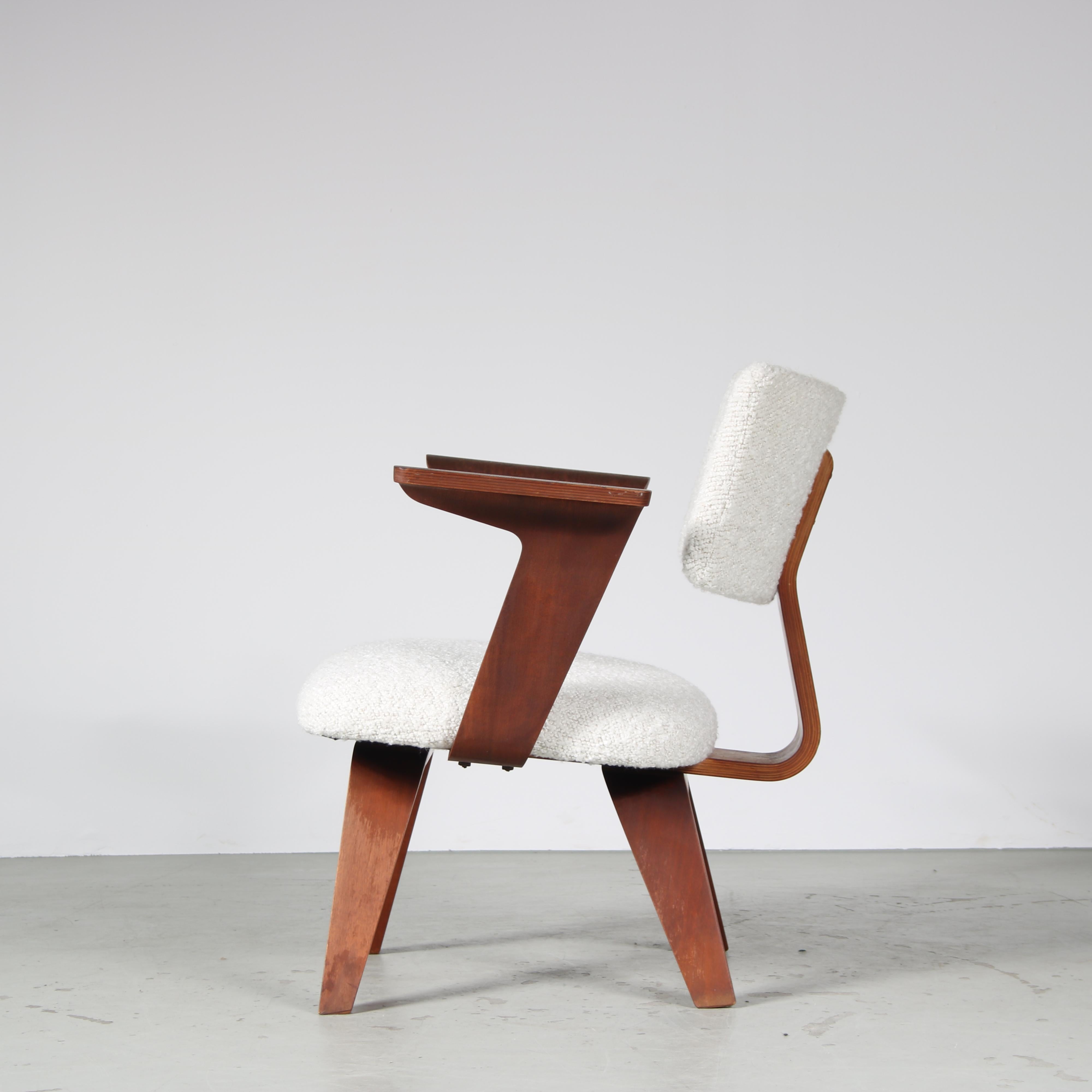 Cor Alons Easy Chair for De Boer Gouda, Netherlands 1950 For Sale 11