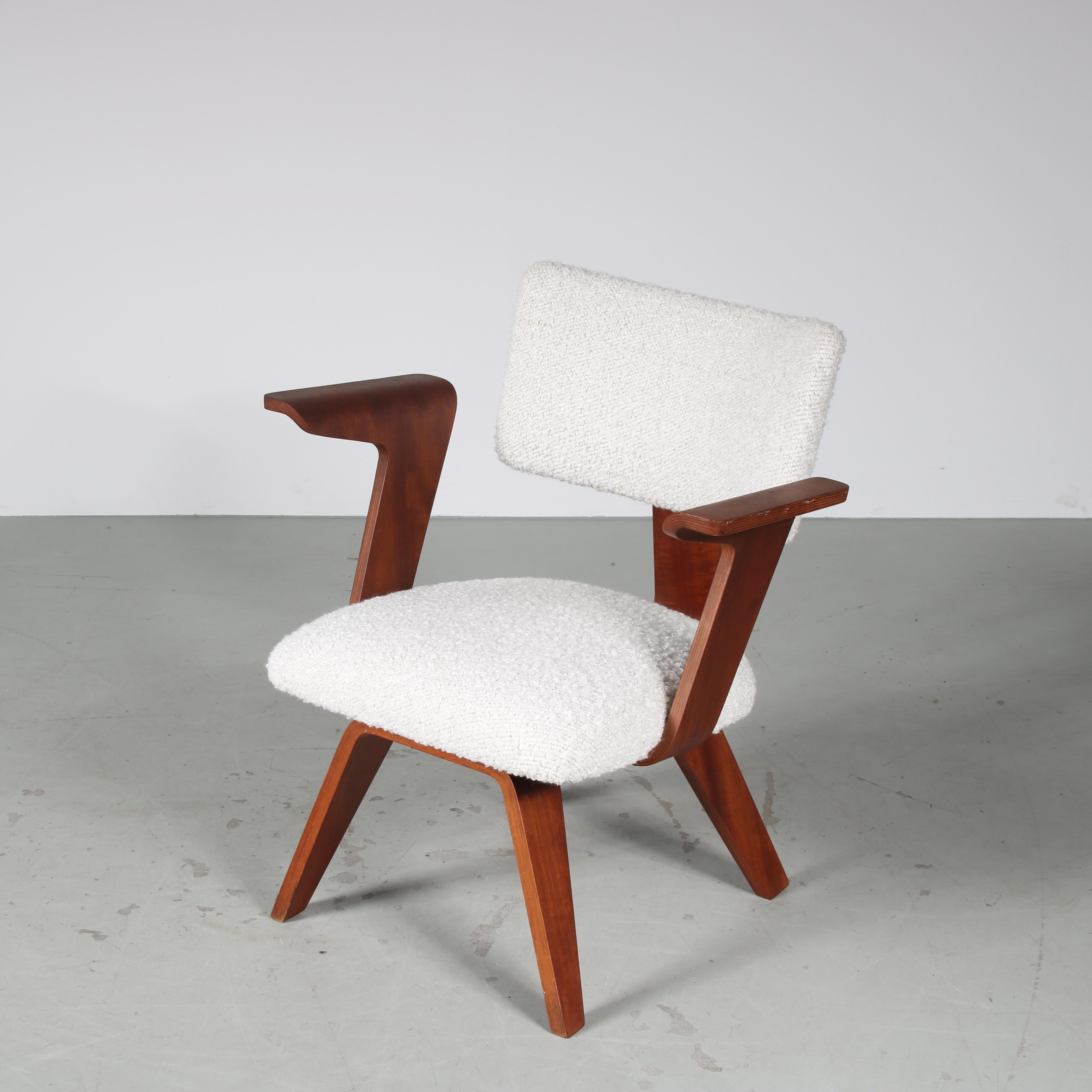 Mid-20th Century Cor Alons Easy Chair for De Boer Gouda, Netherlands 1950 For Sale