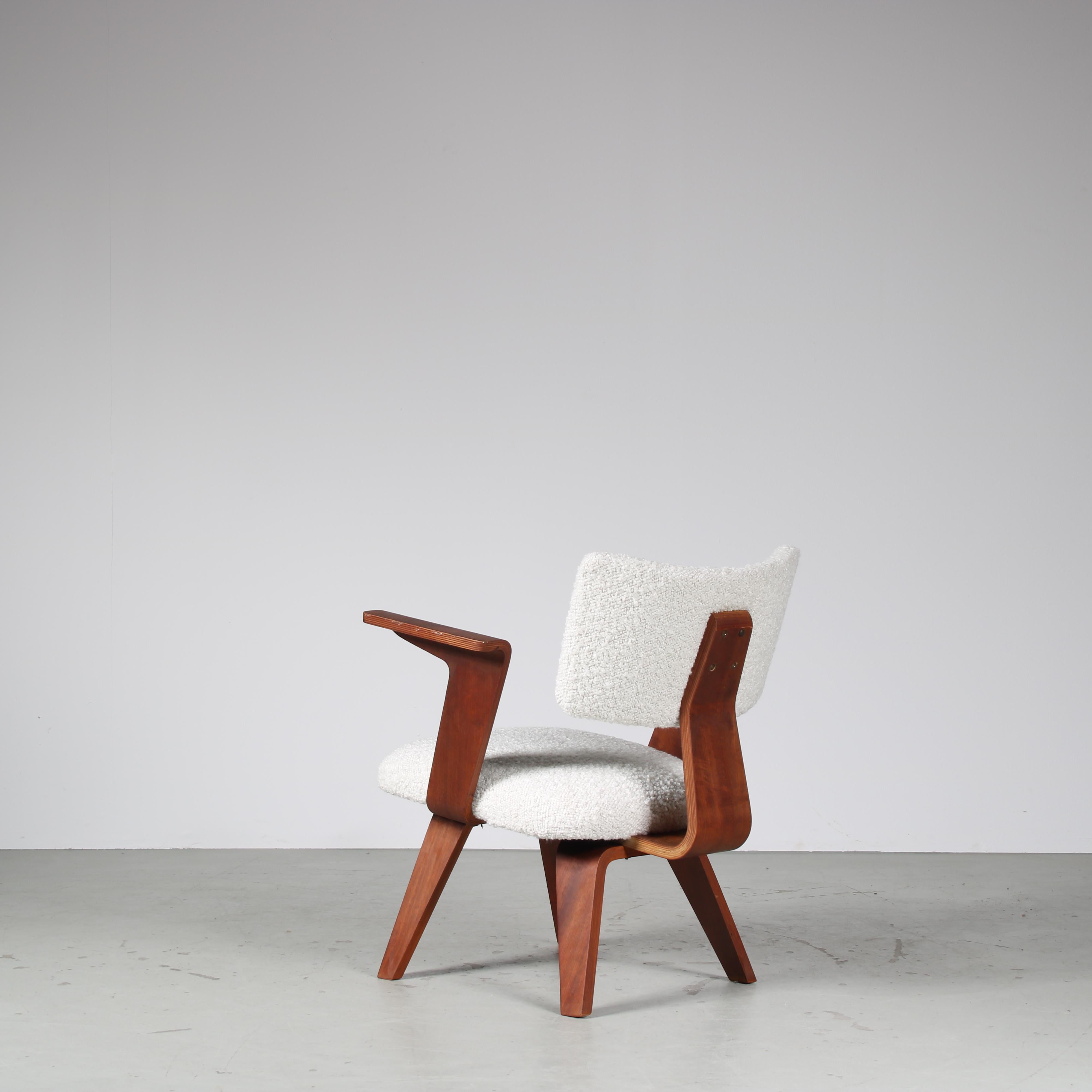 Cor Alons Easy Chair for De Boer Gouda, Netherlands 1950 For Sale 1