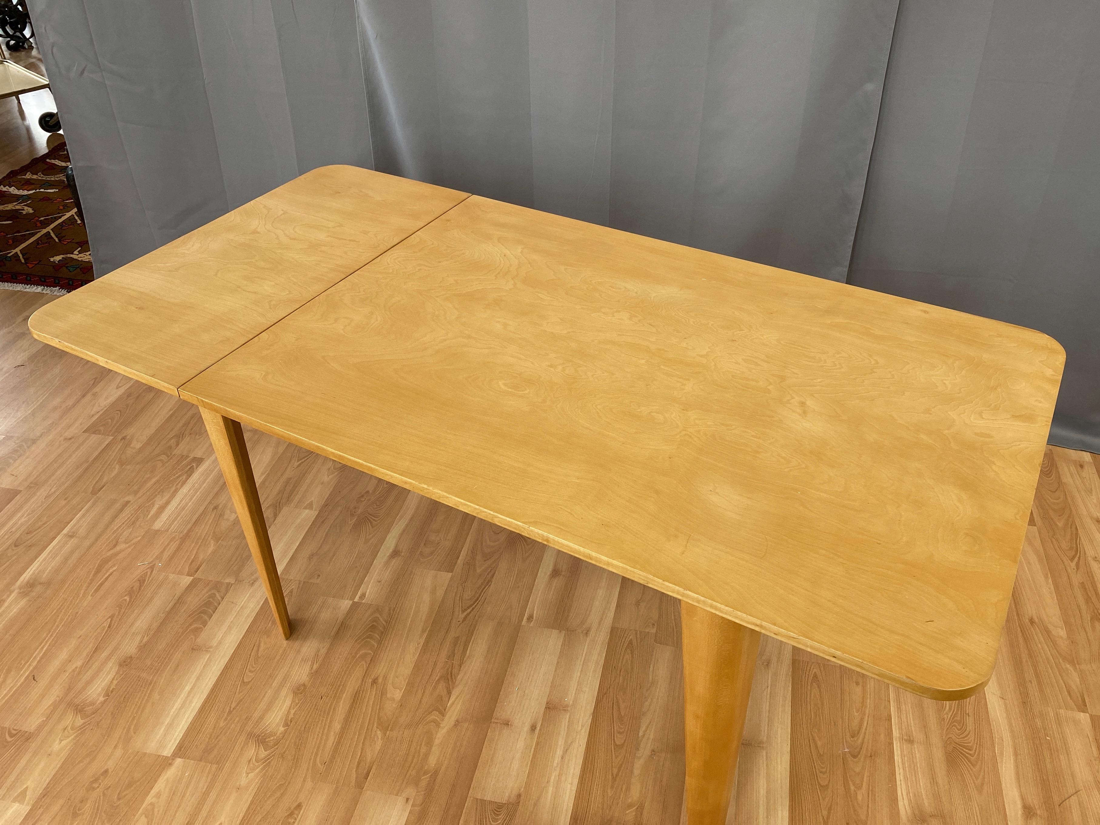 Wood Cor Alons for Gouda den Boer Birchwood Drop-Leaf Dining Table, c. 1949