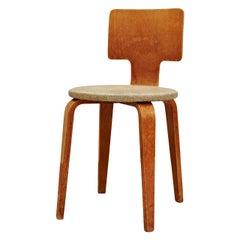 Cor Alons Plywood and Upholstery Chair, circa 1950