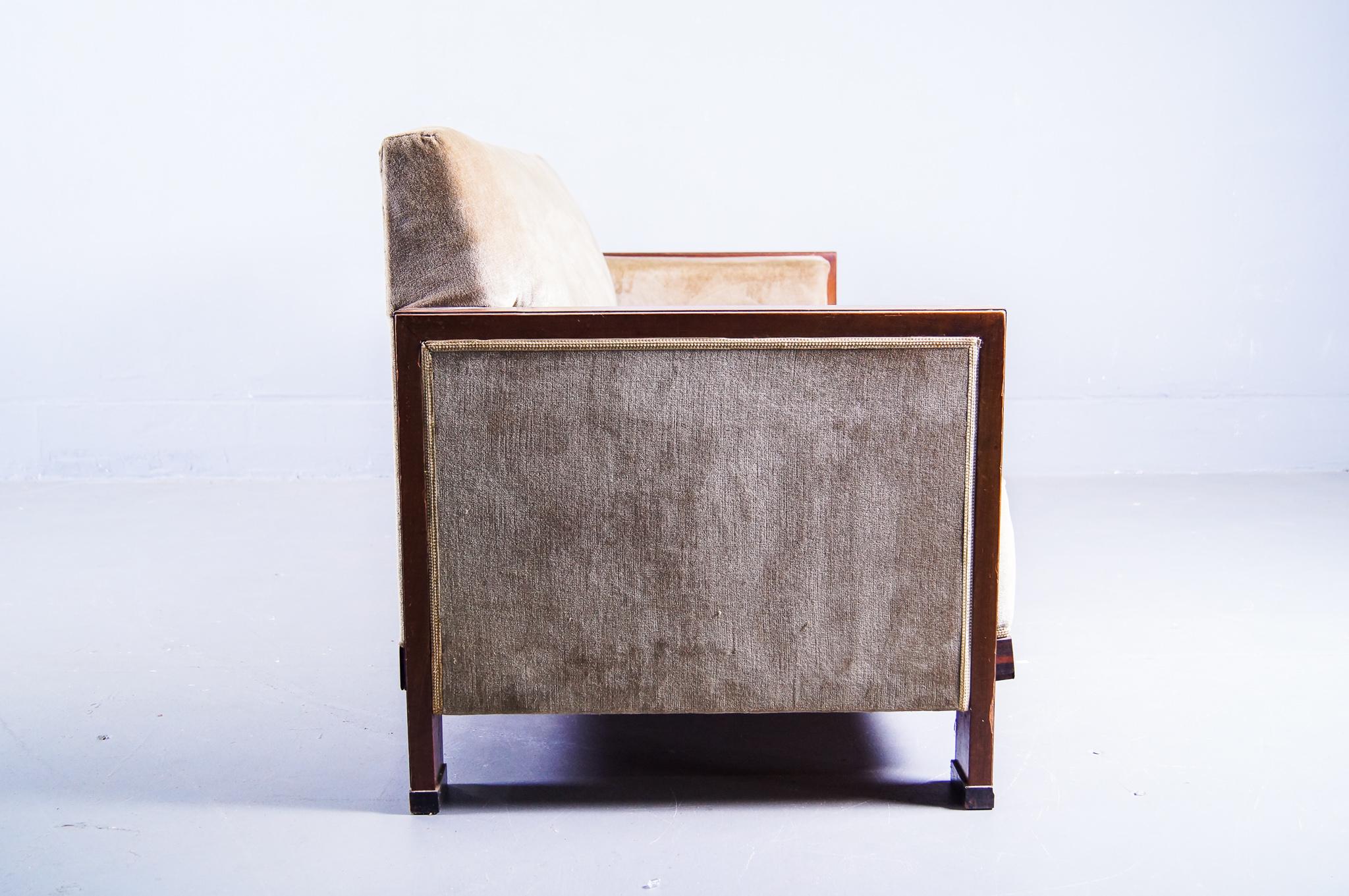 Cor Alons, the Hague Schoo, 2 Seater Sofa, Art Deco 4