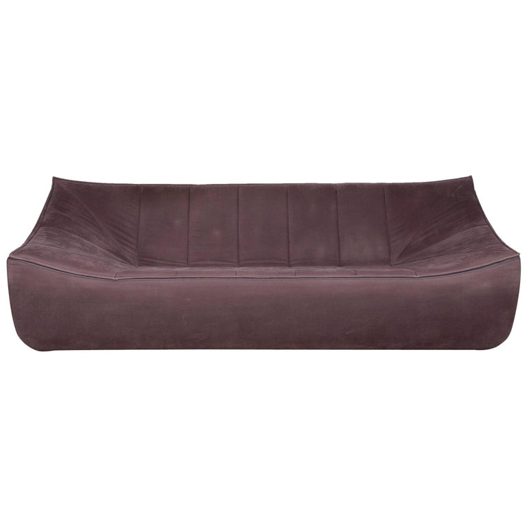 Cor Bahir Designer Fabric Sofa Brown By Jürgen Three Seat Couch Cor Bahir Designer Fabric Sofa Brown By Jürgen Three Seat Couch