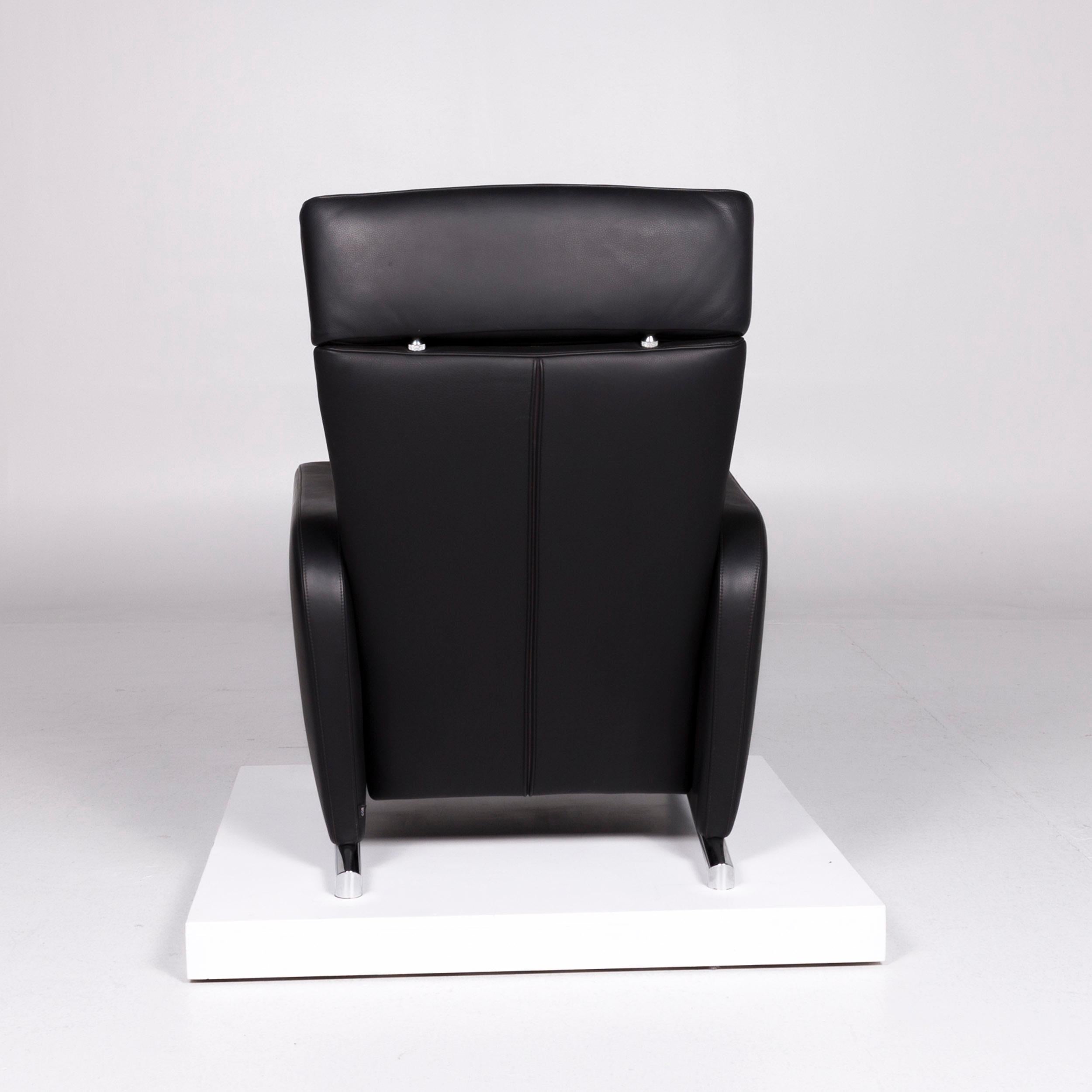 COR Bico Leather Armchair Black Incl. Relax Function 3