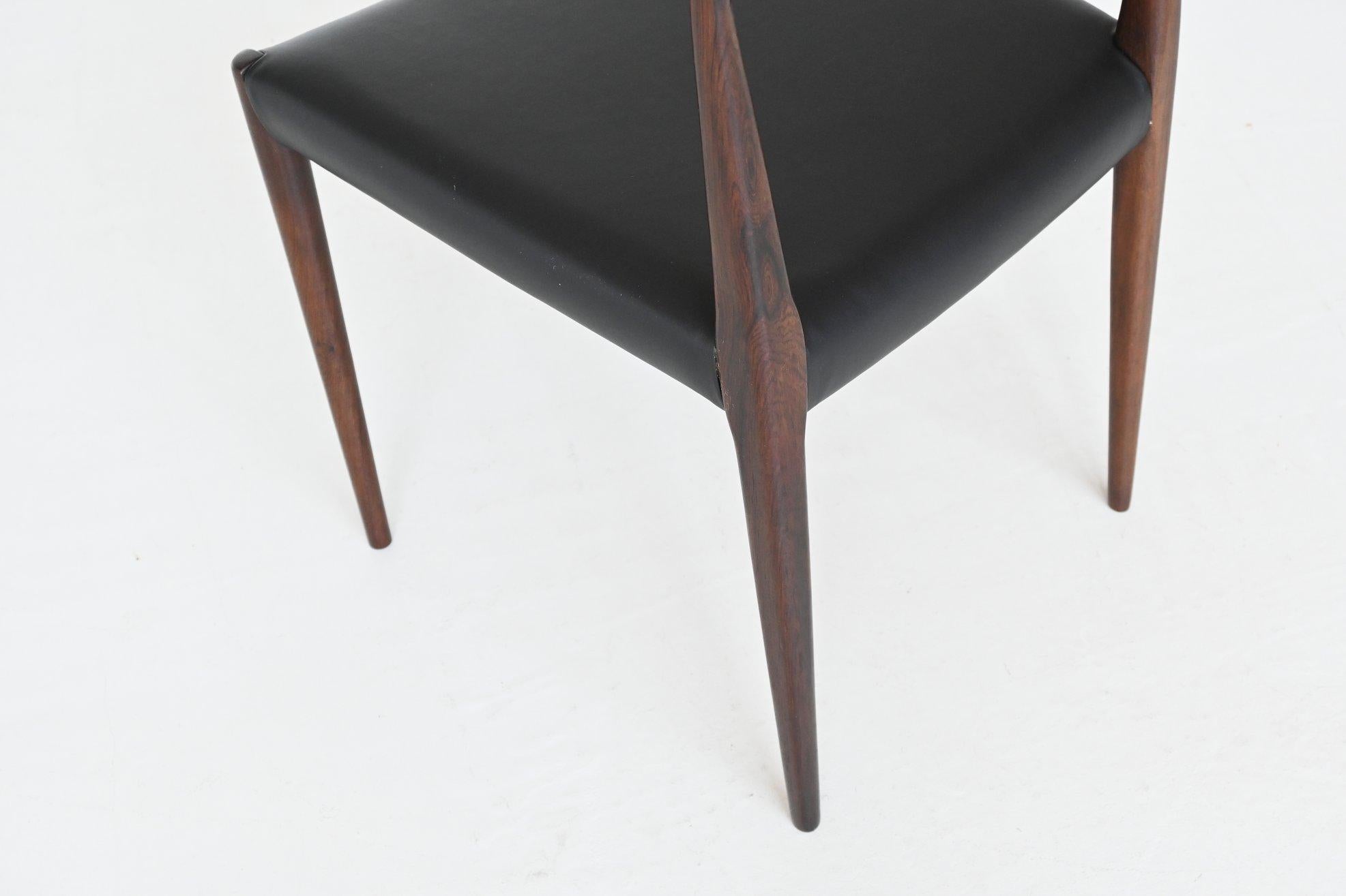 COR Bontenbal Rosewood Dining Chairs Fristho the Netherlands 1960 9