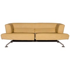 COR Circum Leder Sofa Gelb Zweisitzer Couch