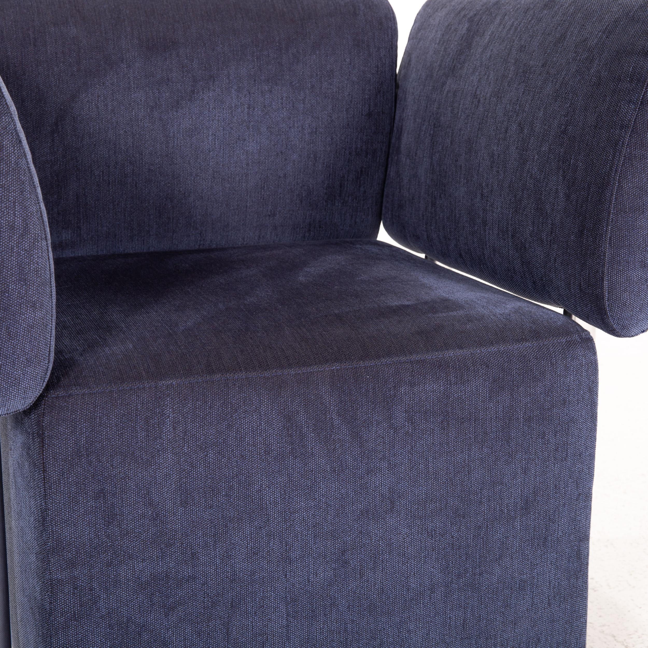 German COR Clou Fabric Armchair Blue Function For Sale