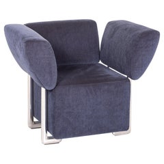 COR Clou Stoff-Sessel mit blauer Funktion