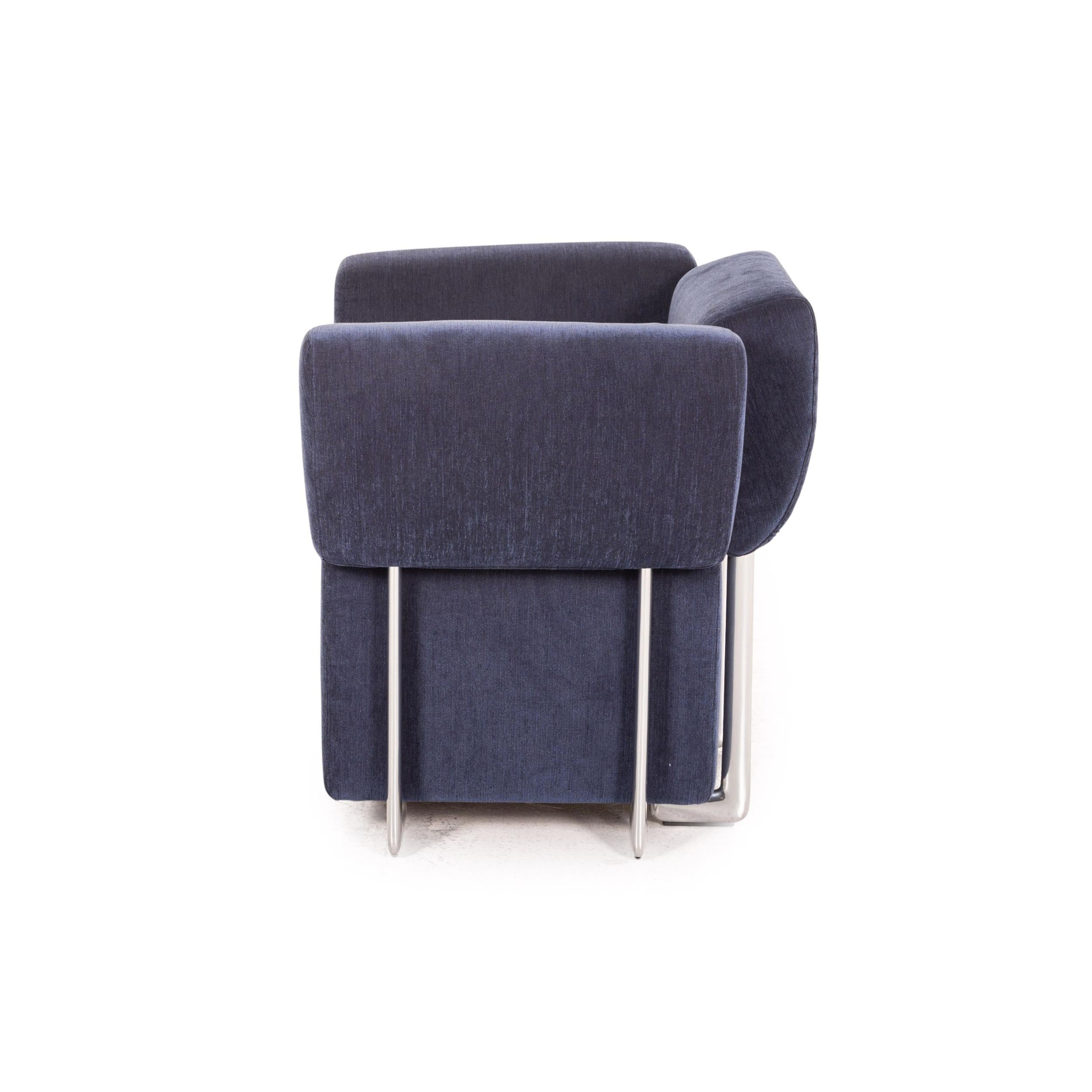 COR Clou Fabric Sofa Set Blue 1 Corner Sofa 1 Armchair Function For Sale 9
