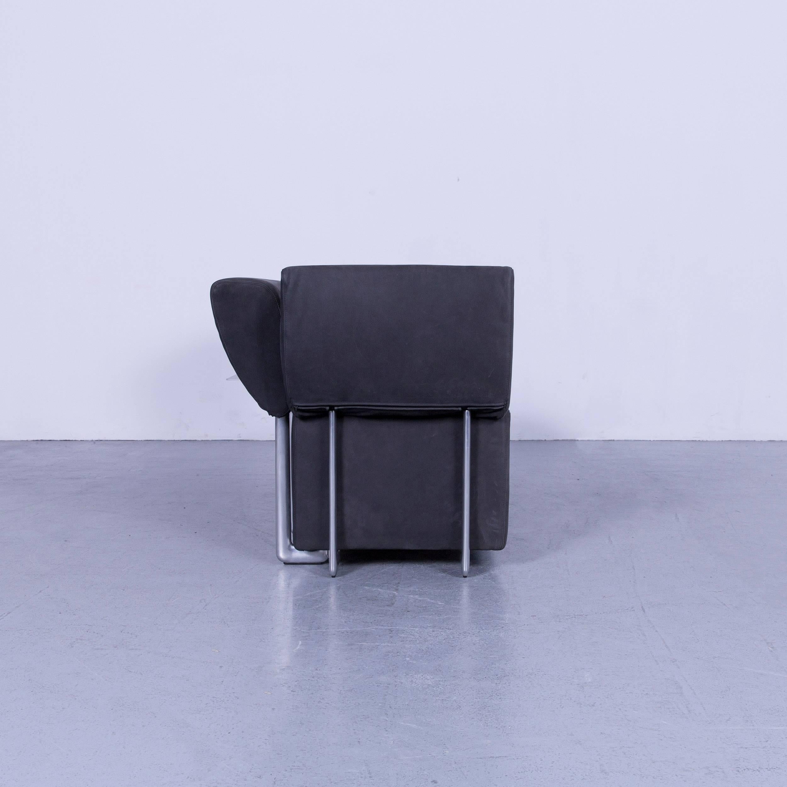 COR Clou Leather Sofa Grey Three-Seat 7