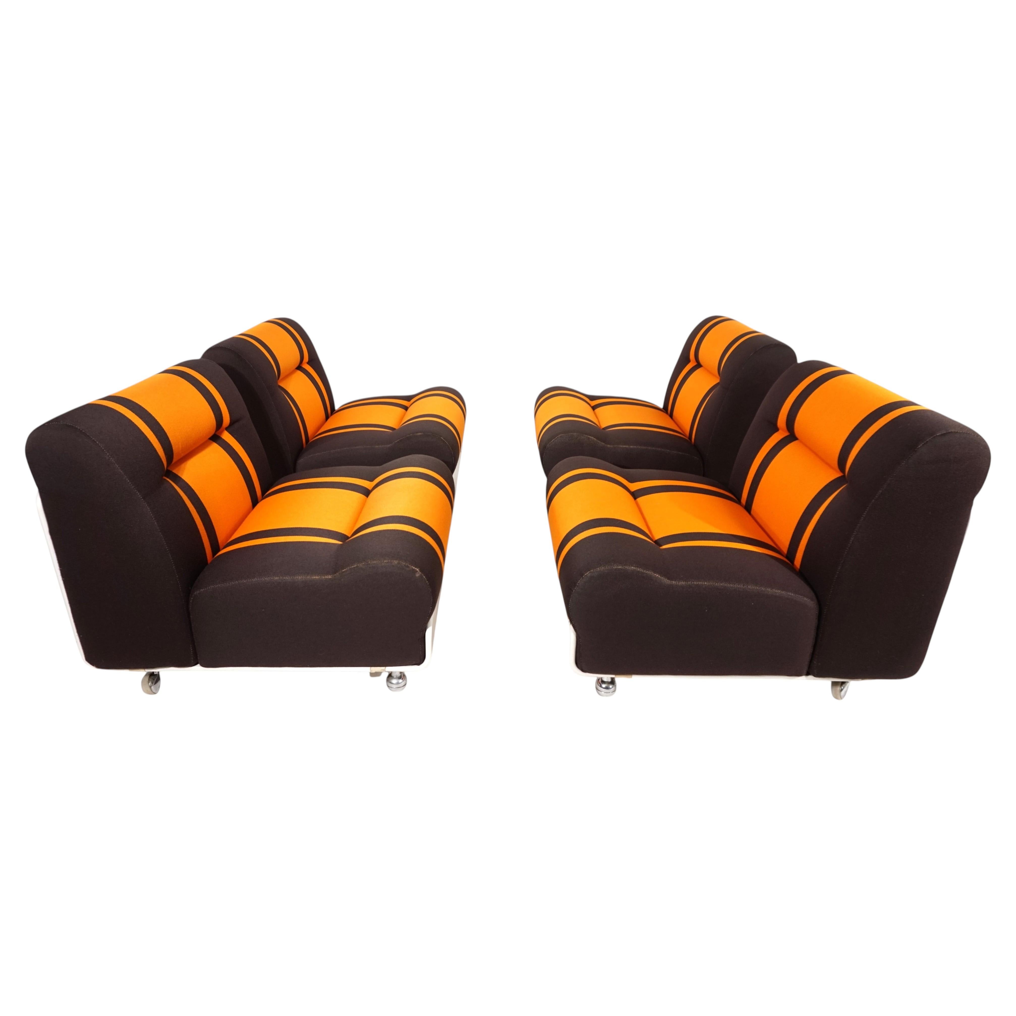 Cor Concha 4 Piece Space Age Modular Set by Jo Otterpohl, 1970 For Sale
