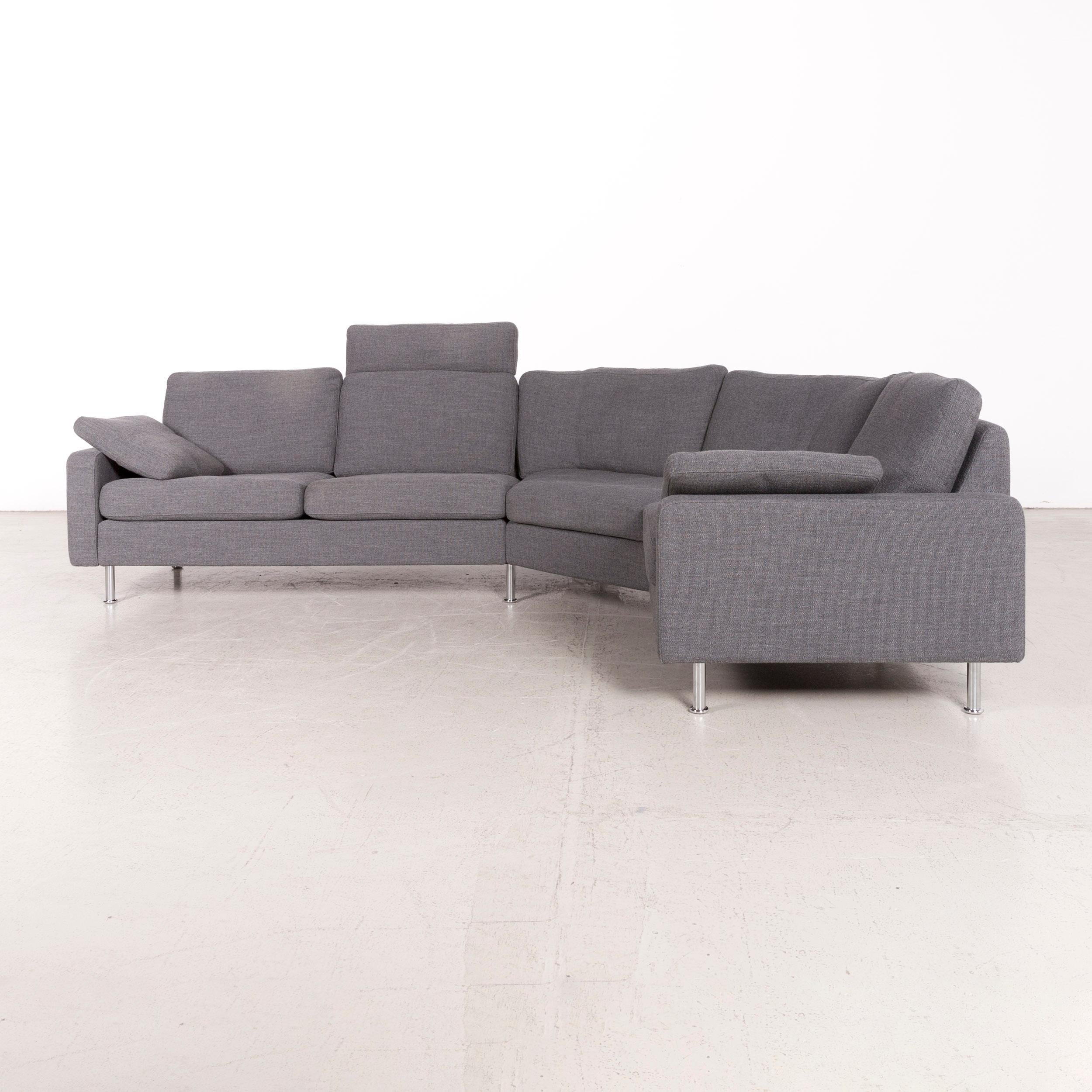 Cor Conseta Designer Fabric Sofa Gray Corner Couch