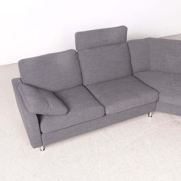 Cor Conseta Designer Fabric Sofa Gray Corner Couch
