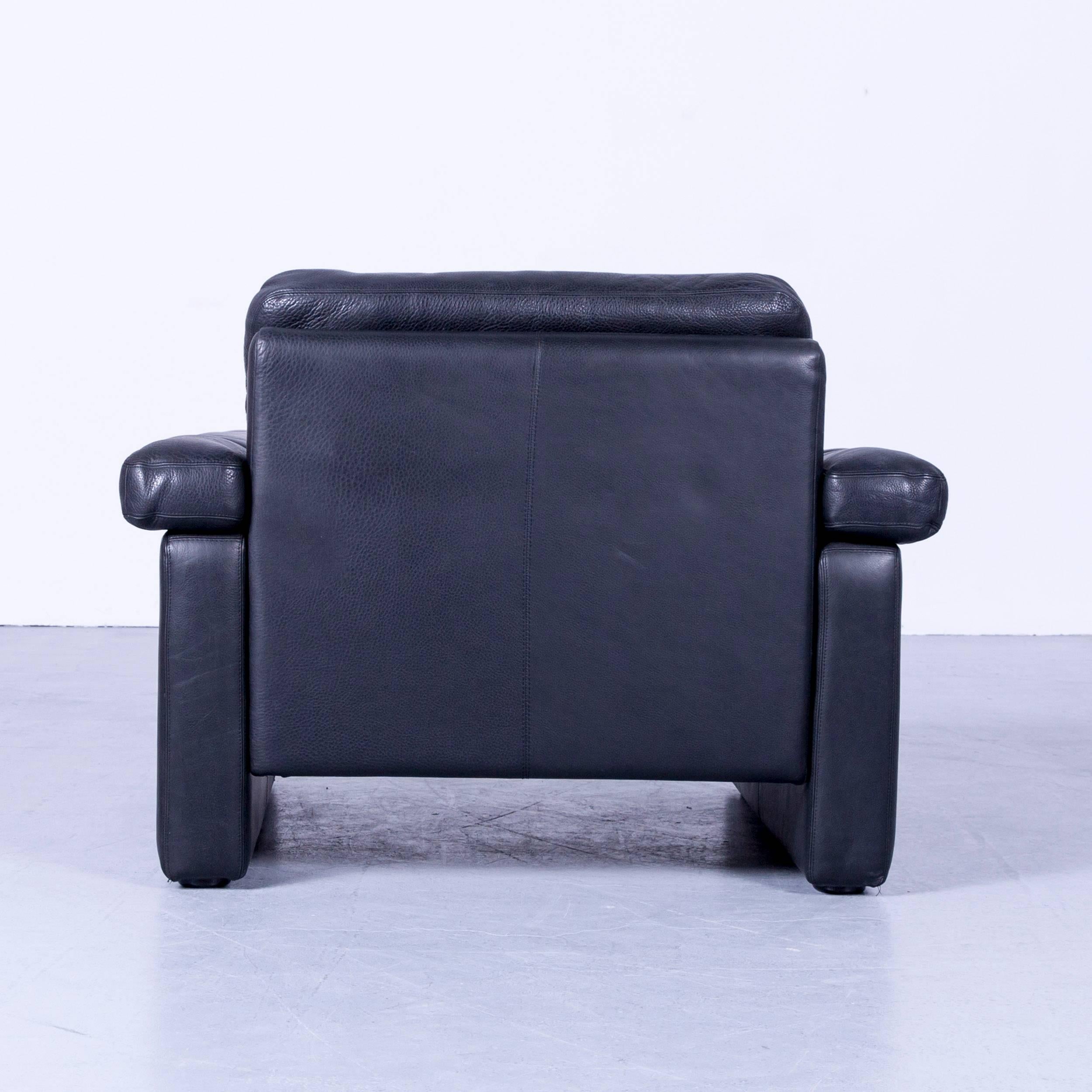 COR Conseta Designer Leather Armchair Black by Friedrich-Wilhelm Möller 1