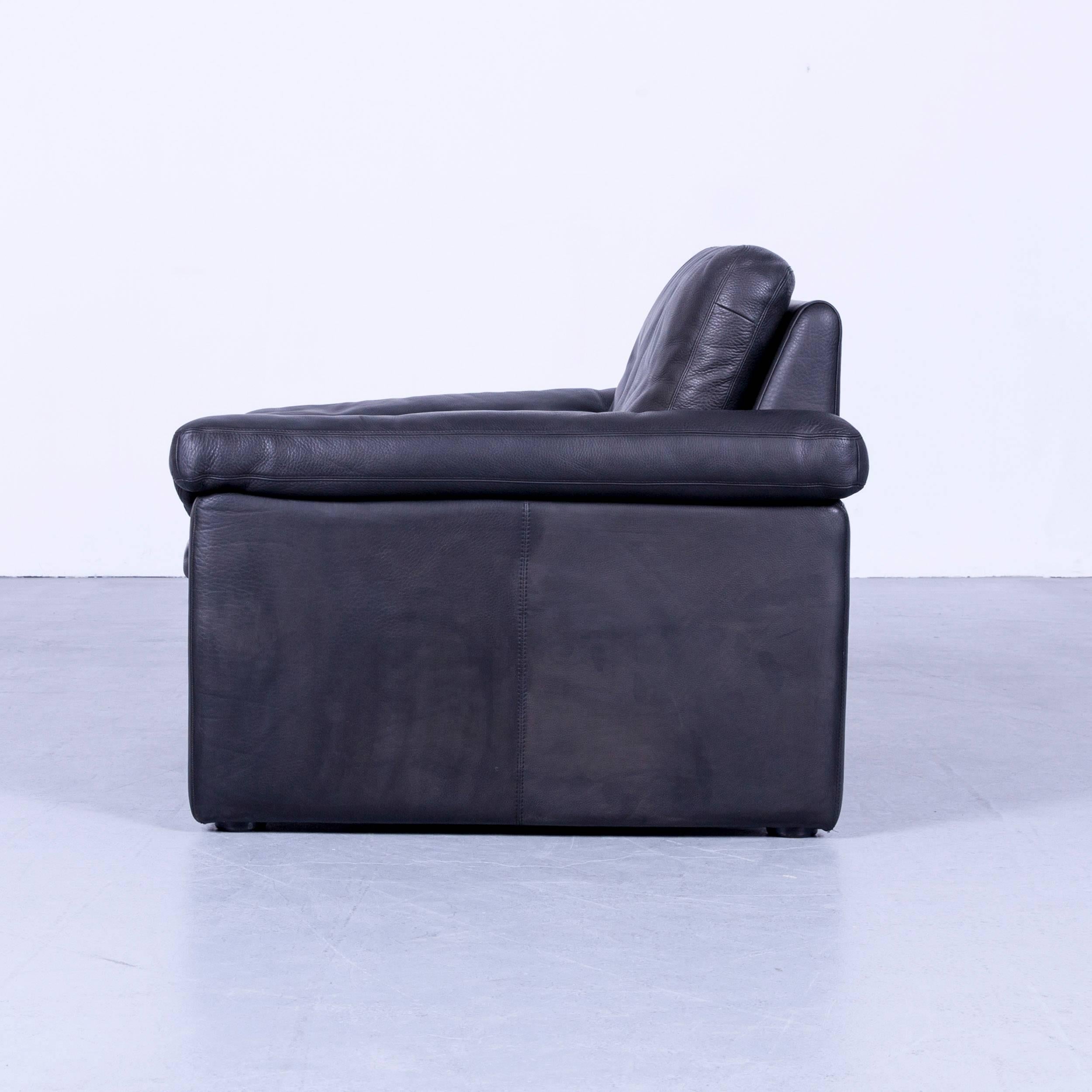 COR Conseta Designer Leather Armchair Black by Friedrich-Wilhelm Möller 2