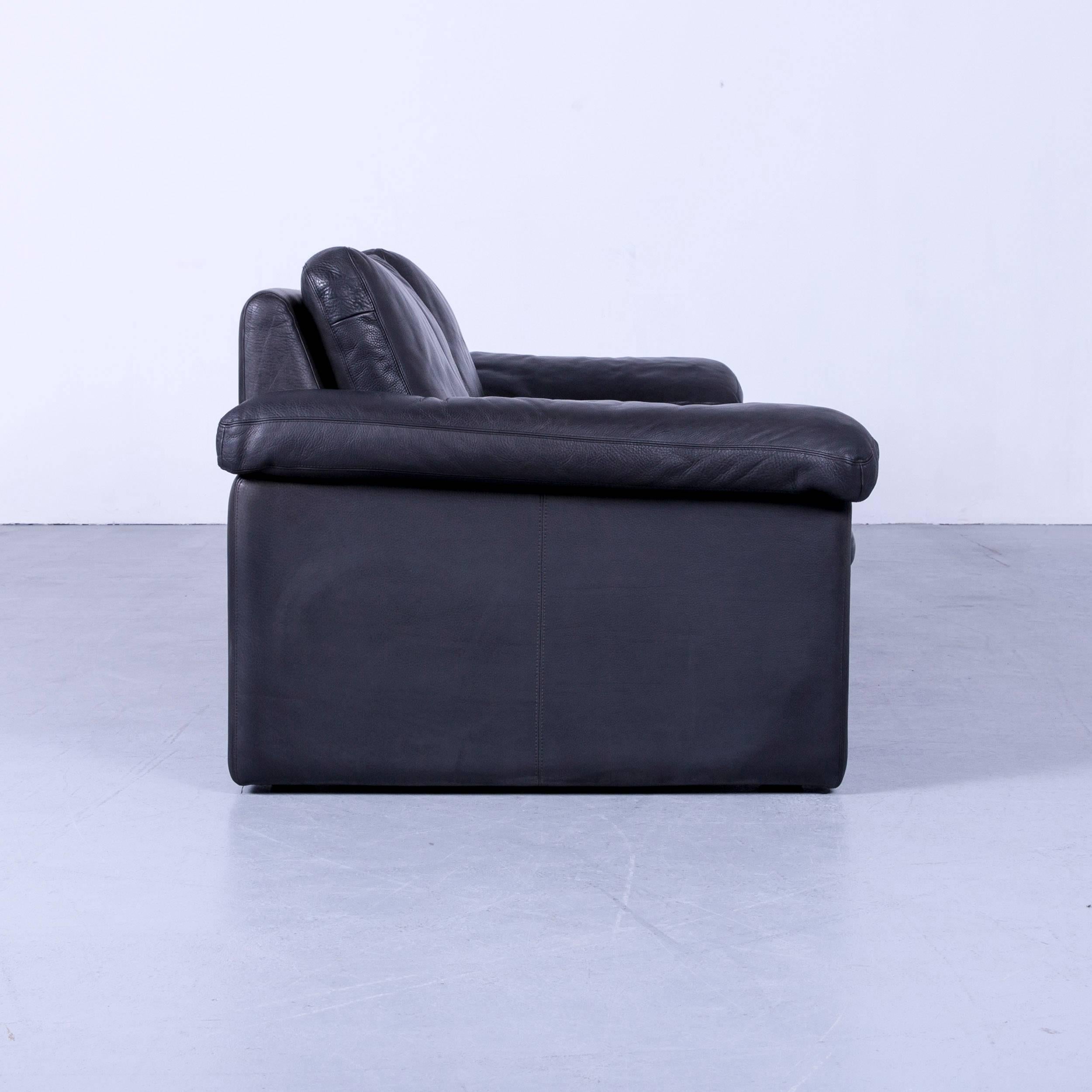 COR Conseta Designer leather Sofa black Two-Seat Couch Friedrich-Wilhelm Möller 2