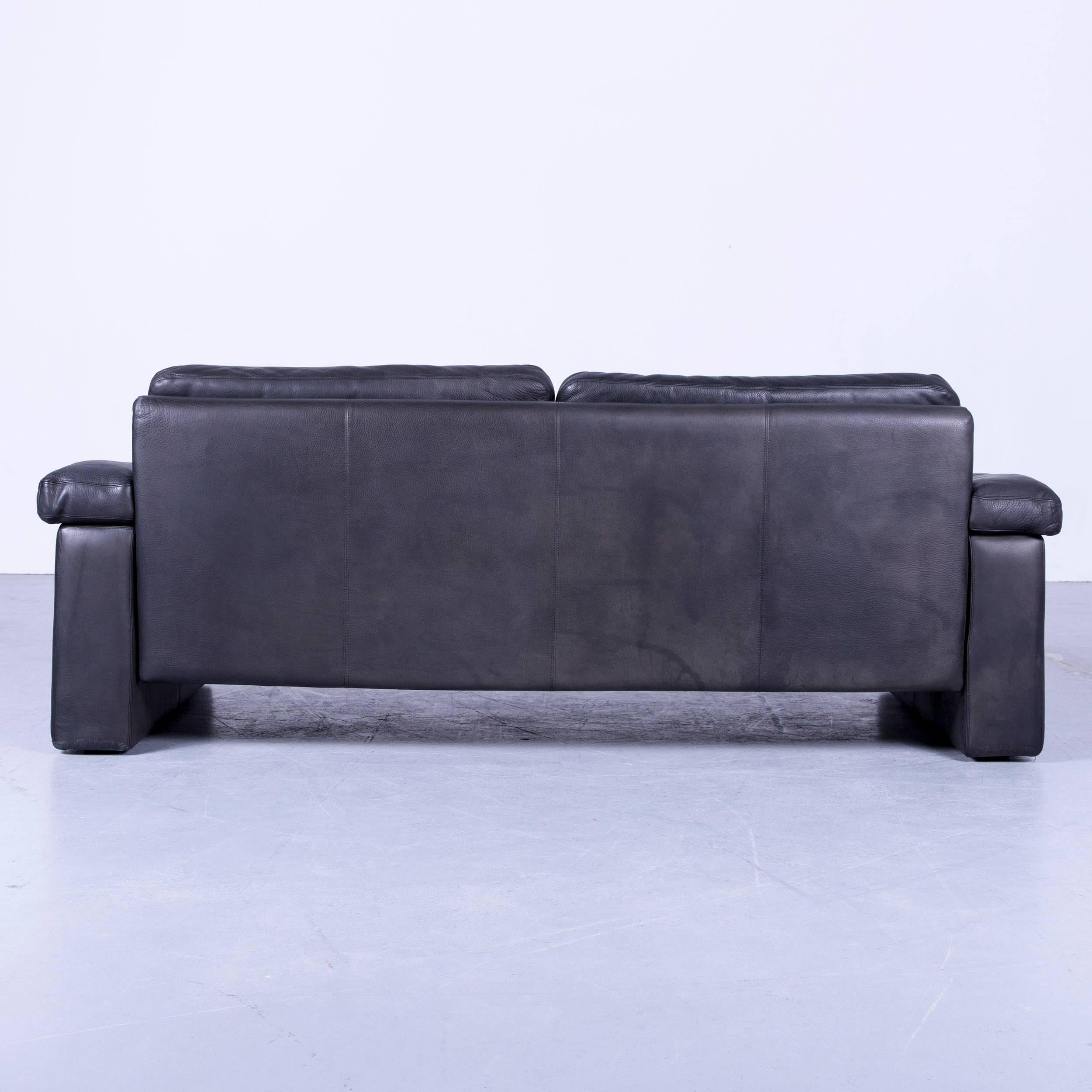 COR Conseta Designer leather Sofa black Two-Seat Couch Friedrich-Wilhelm Möller 3