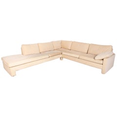COR Conseta Fabric Corner Sofa Cream Sofa Couch
