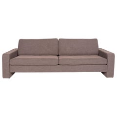 Cor Conseta Fabric Sofa Brown Light Brown Three-seat Couch