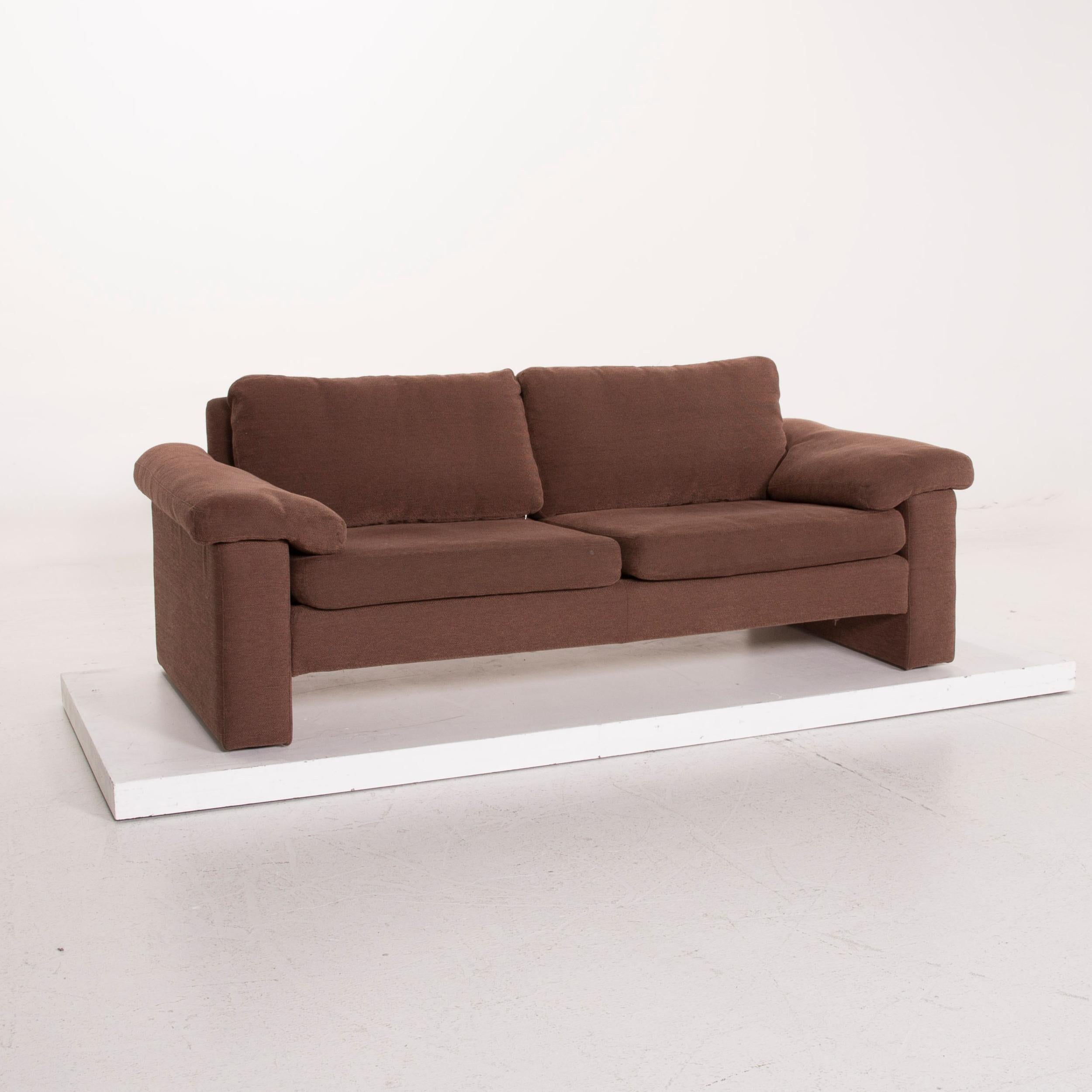 COR Conseta Fabric Sofa Brown Three-Seat For Sale 1