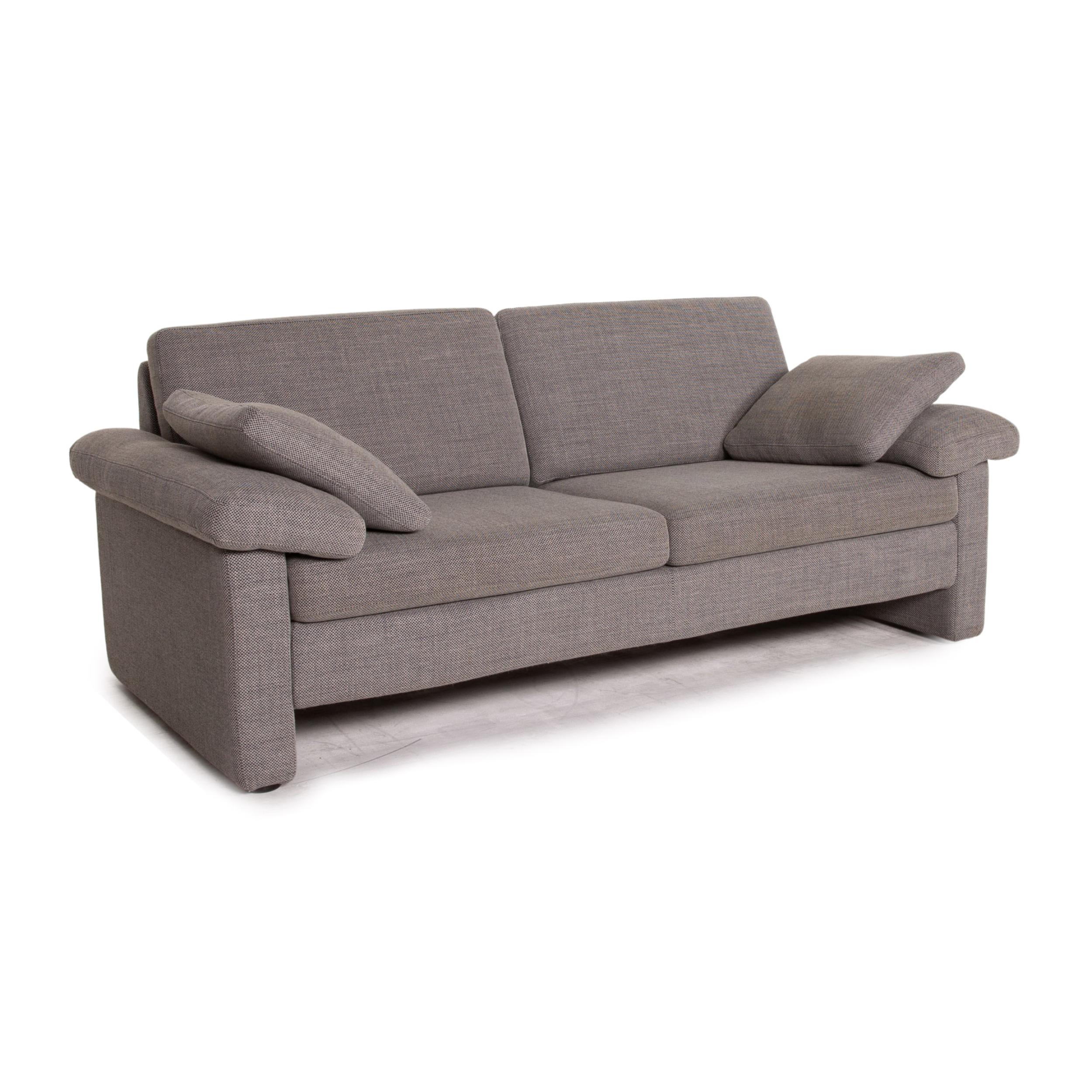 Contemporary COR Conseta Fabric Sofa Gray Two-Seater Couch