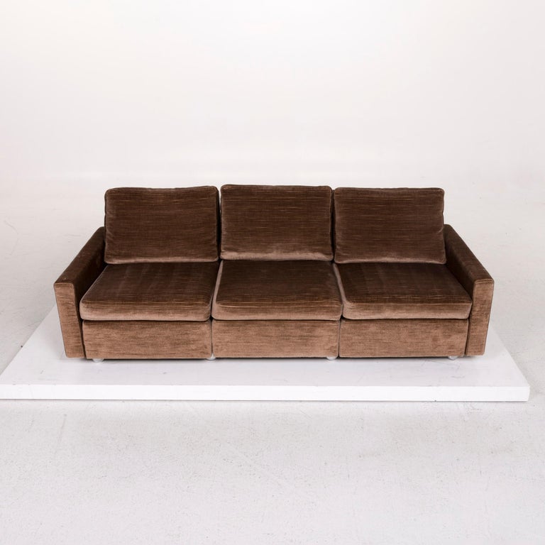 Cor Cord Fabric Sofa Three Seat Couch For Sale At 1stdibs