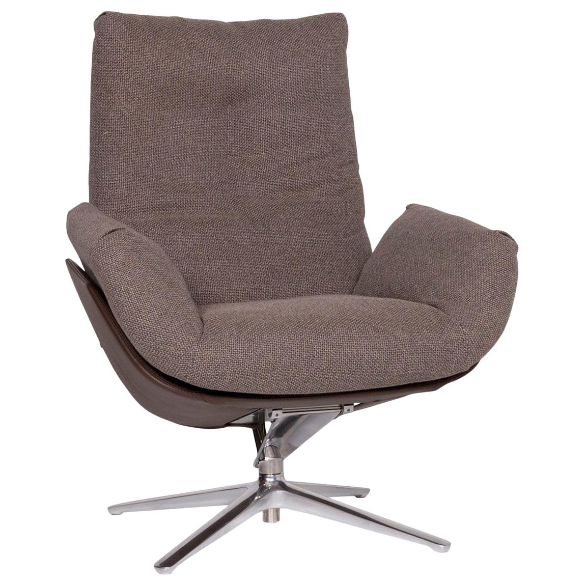 COR Cordia Fabric Lounge Chair Brown Mud Tilt Function Relax Function For Sale