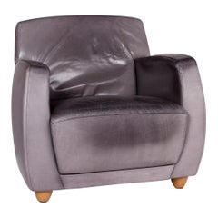 COR Dio Leather Armchair Gray