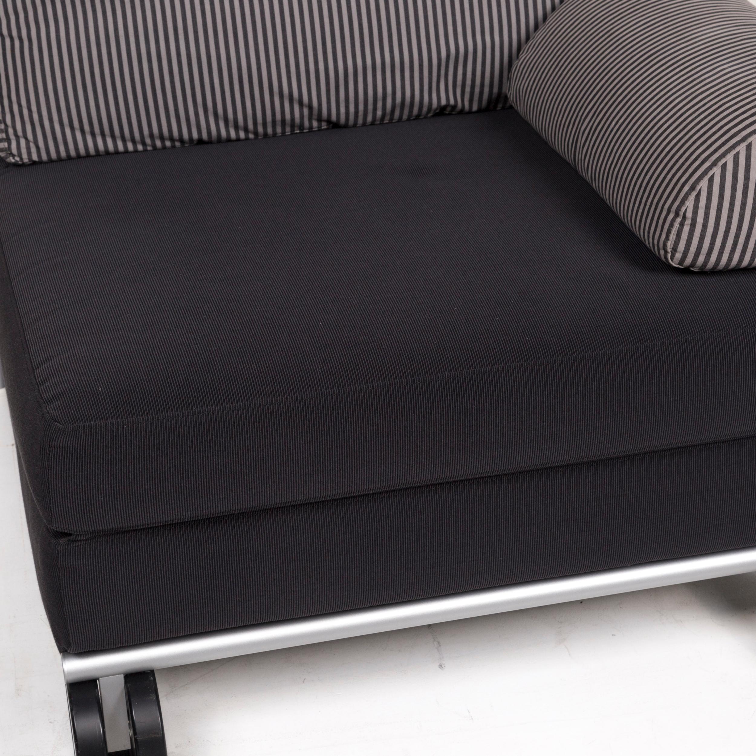 Modern COR Fabric Armchair Blue Dark Blue Sleep Function Function