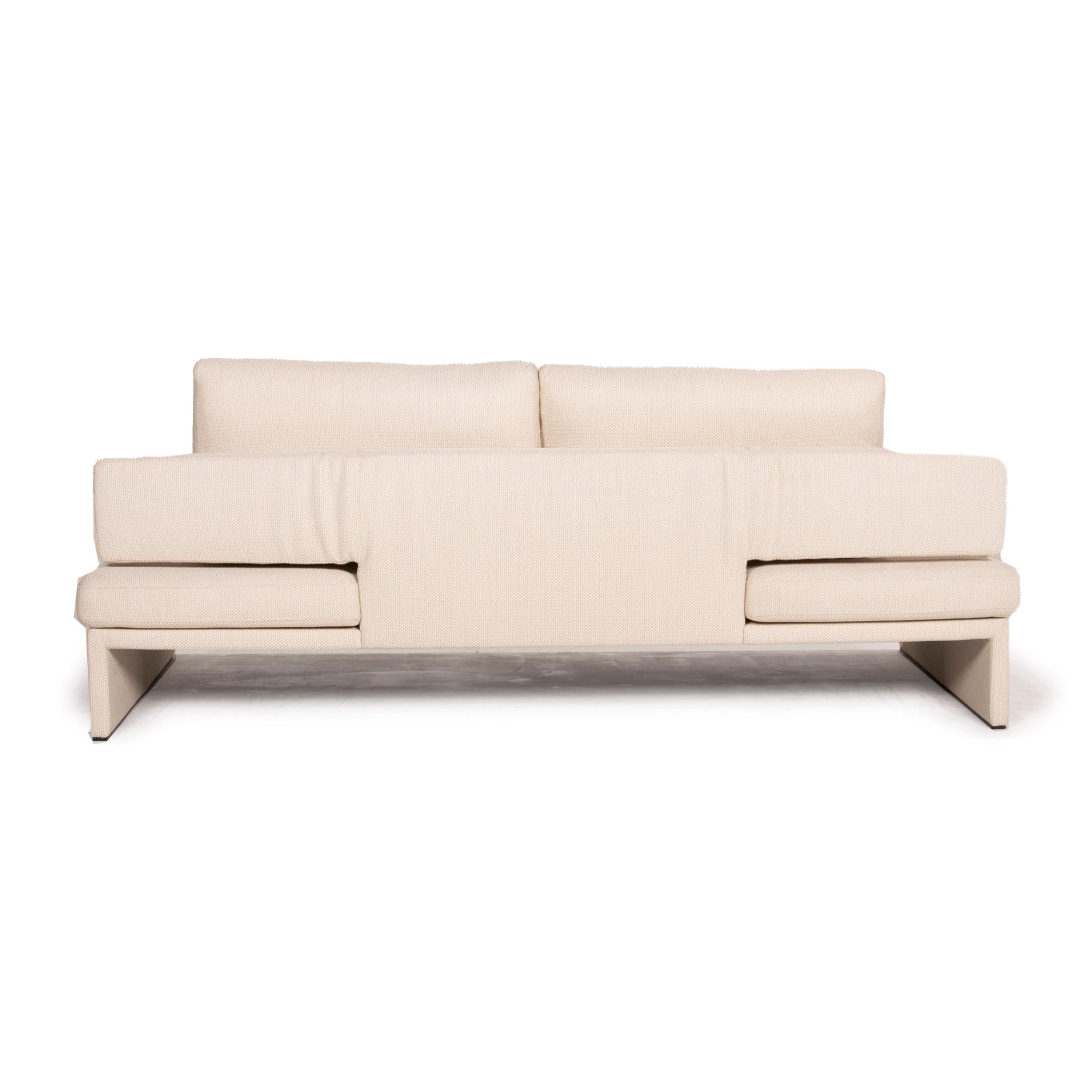 COR Fabric Sofa Cream Three-Seater 3