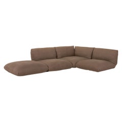 Cor Jalis fabric sofa brown corner sofa couch