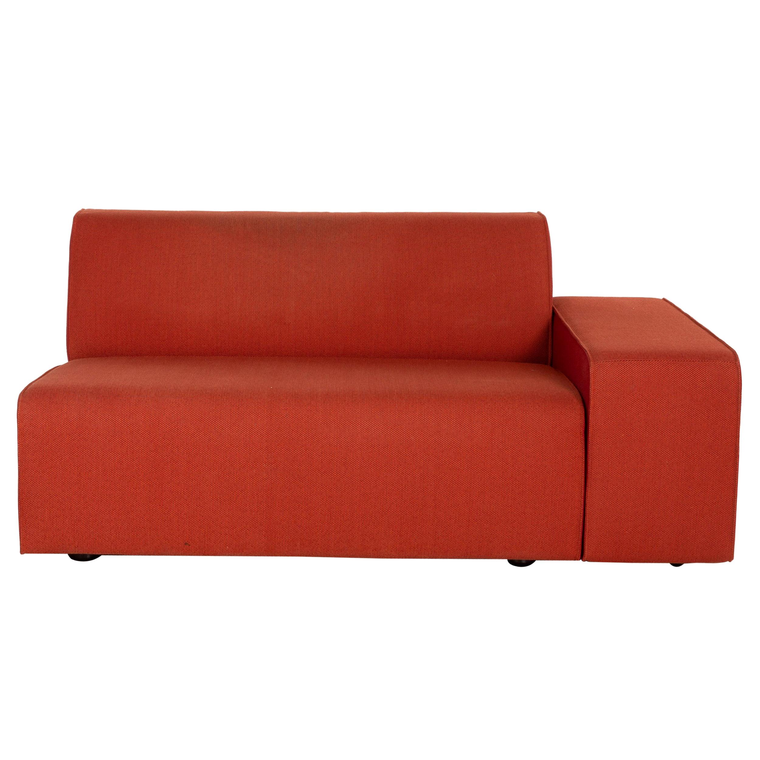 Cor Kelp Fabric Sofa Orange Two Seater Modular For Sale at 1stDibs orange two seater sofa