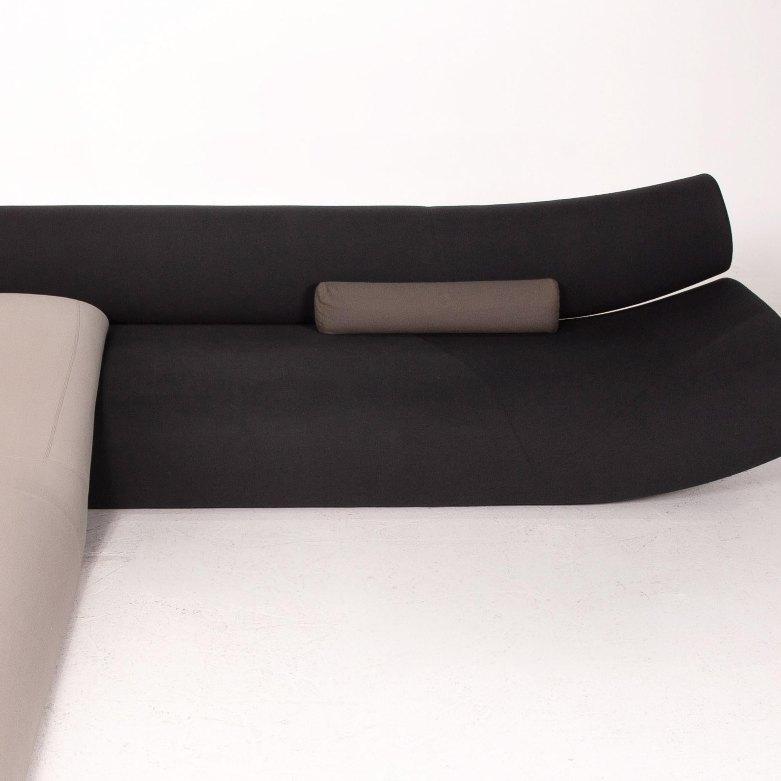 COR Lava Fabric Corner Sofa Black Gray Modular Modular Sofa Sofa Couch 2