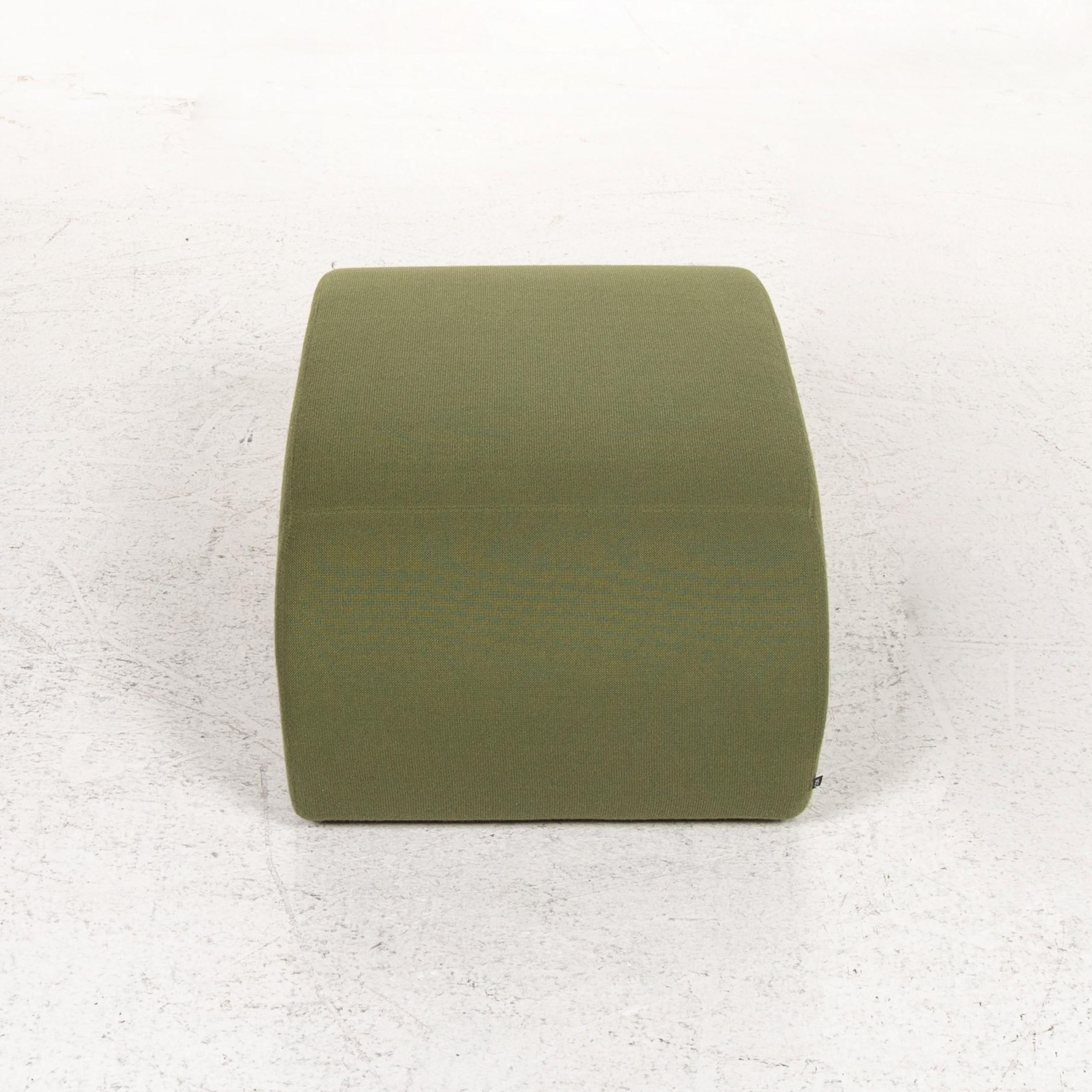 COR Lava Fabric Corner Sofa Incl. Stool Green Modular Sofa Couch 7