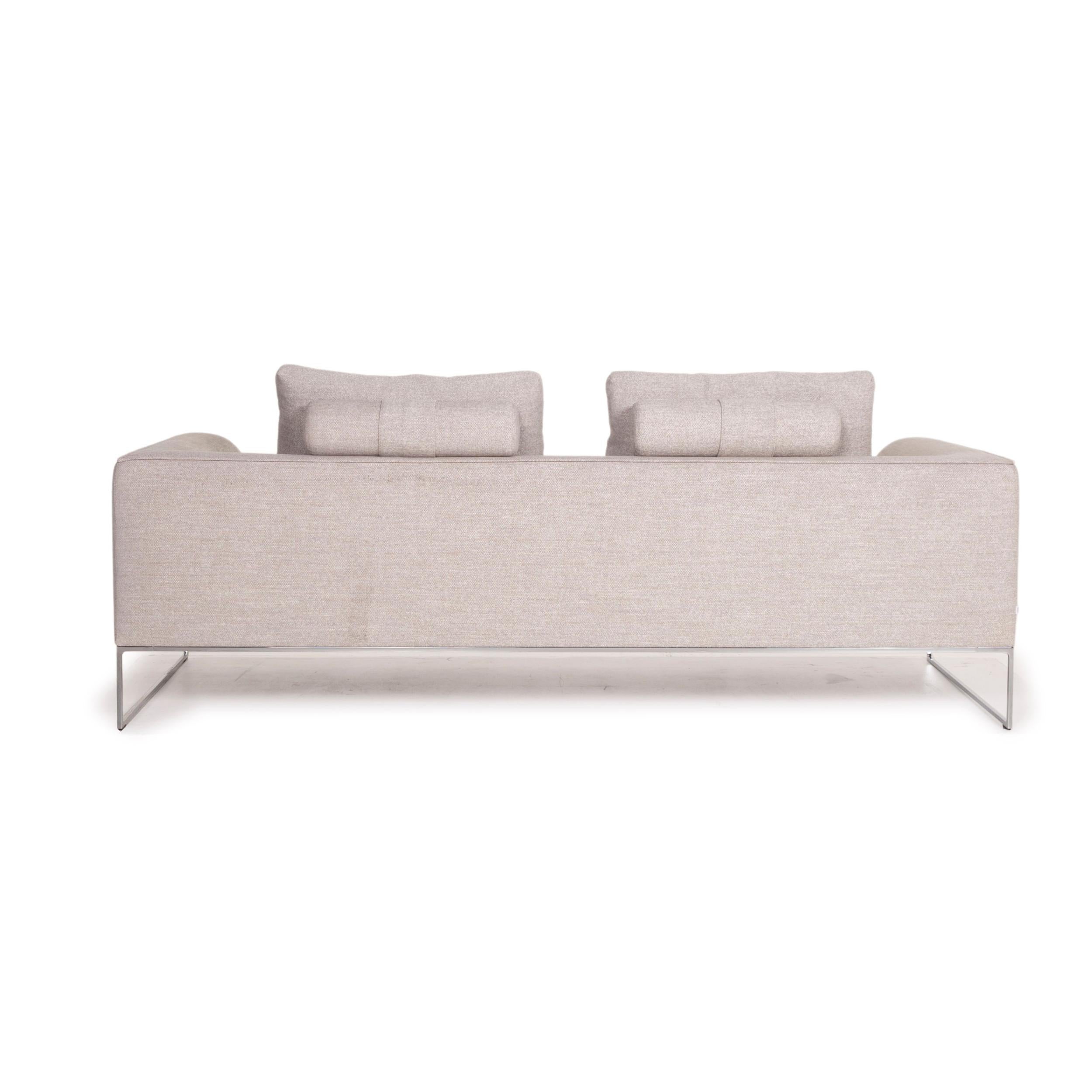 COR Mell Fabric Sofa Gray Two-Seater 5