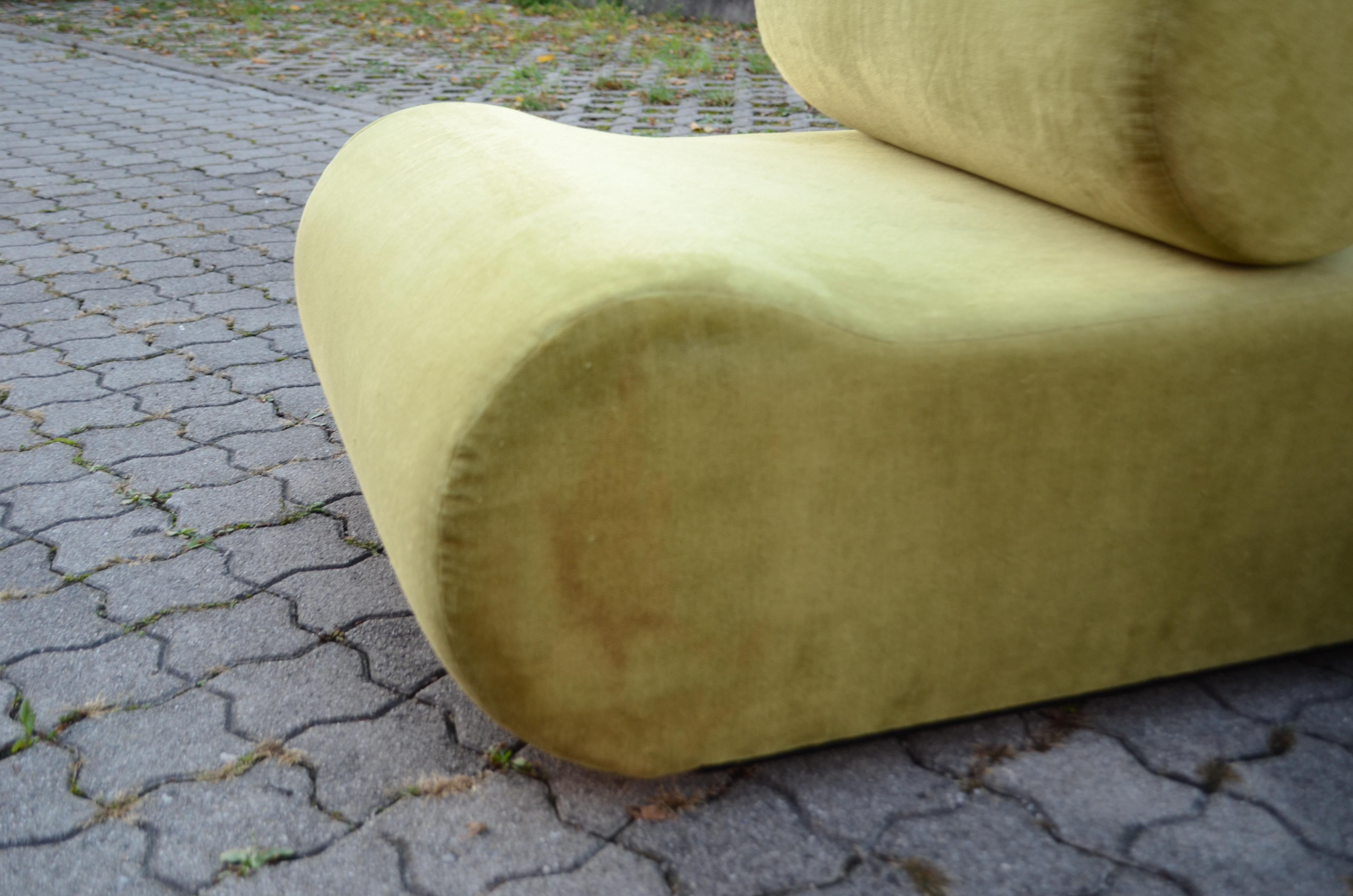 COR Model Corbi Modular Sofa by Klaus Uredat 2x limegreen Lounge Chair For Sale 12