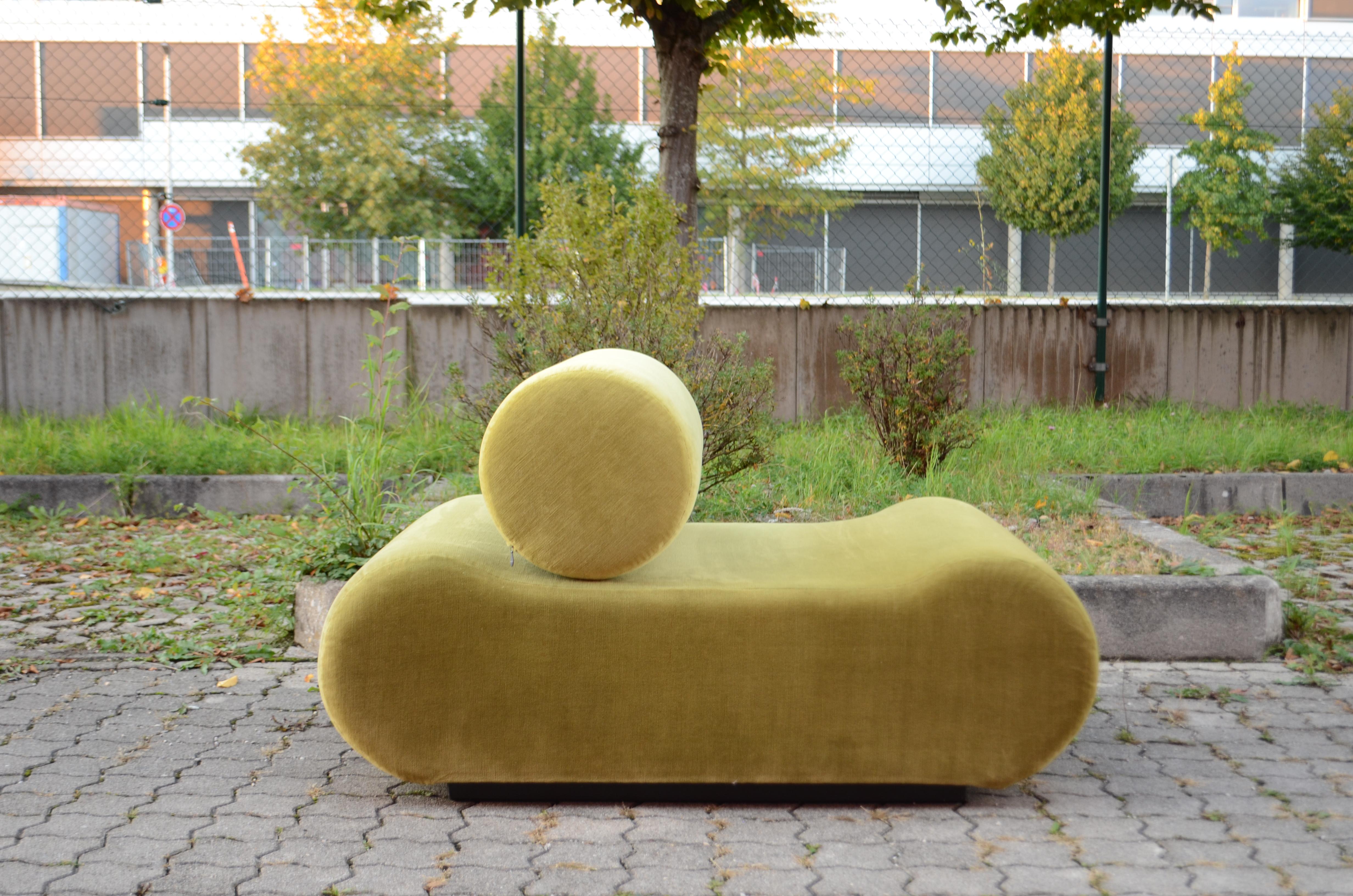 COR Model Corbi Modular Sofa by Klaus Uredat 2x limegreen Lounge Chair In Good Condition For Sale In Munich, Bavaria