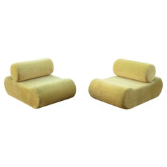 COR Model Corbi Modular Sofa by Klaus Uredat 2x limegreen Lounge Chair
