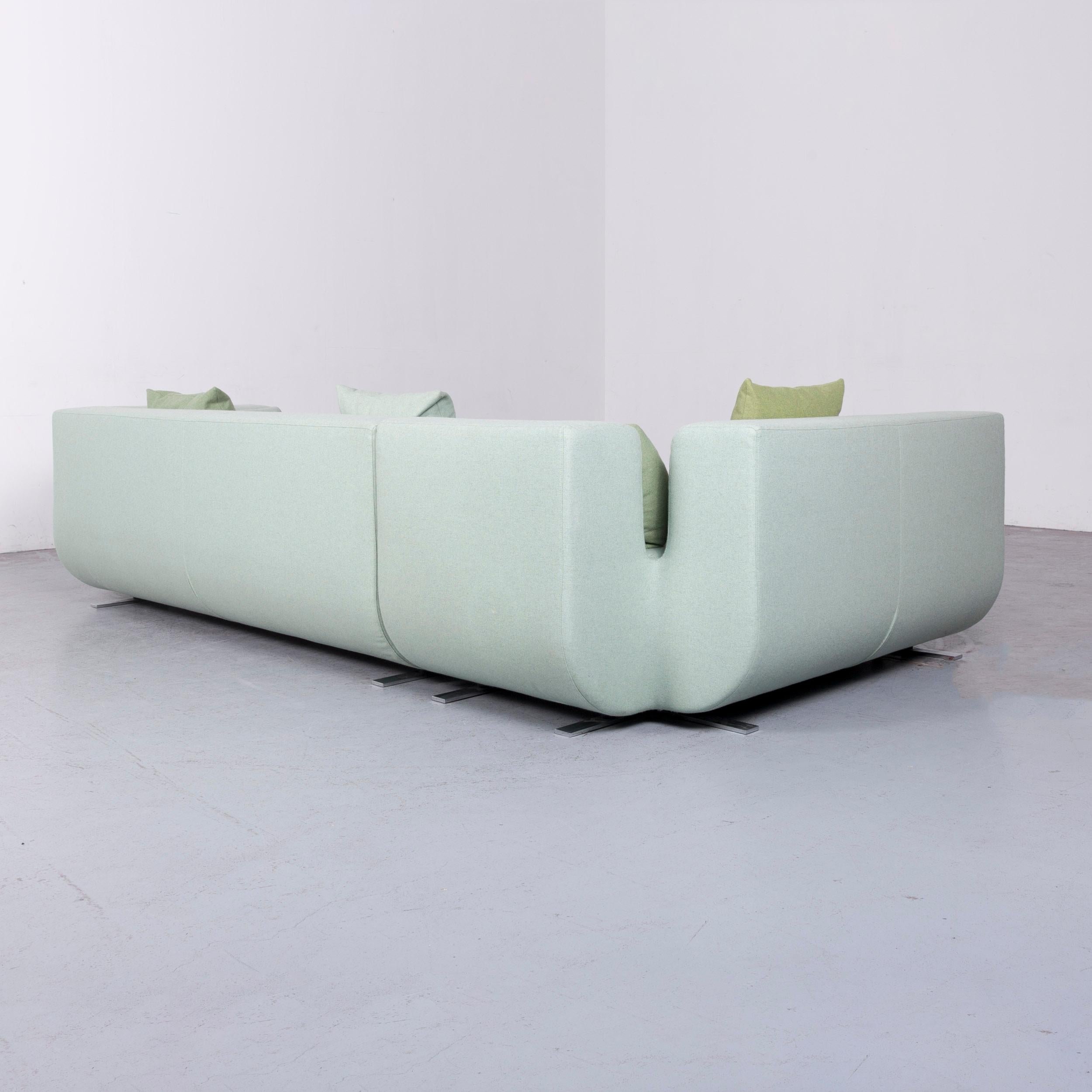 Contemporary COR Nuba Designer Fabric Sofa Green Corner Couch For Sale