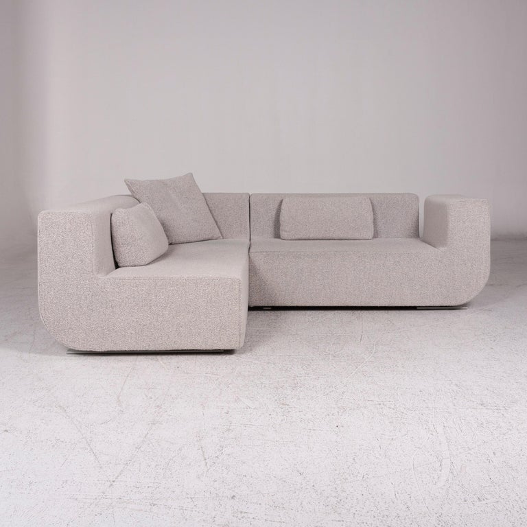 COR Nuba Fabric Corner Sofa Gray Sofa Couch at 1stDibs