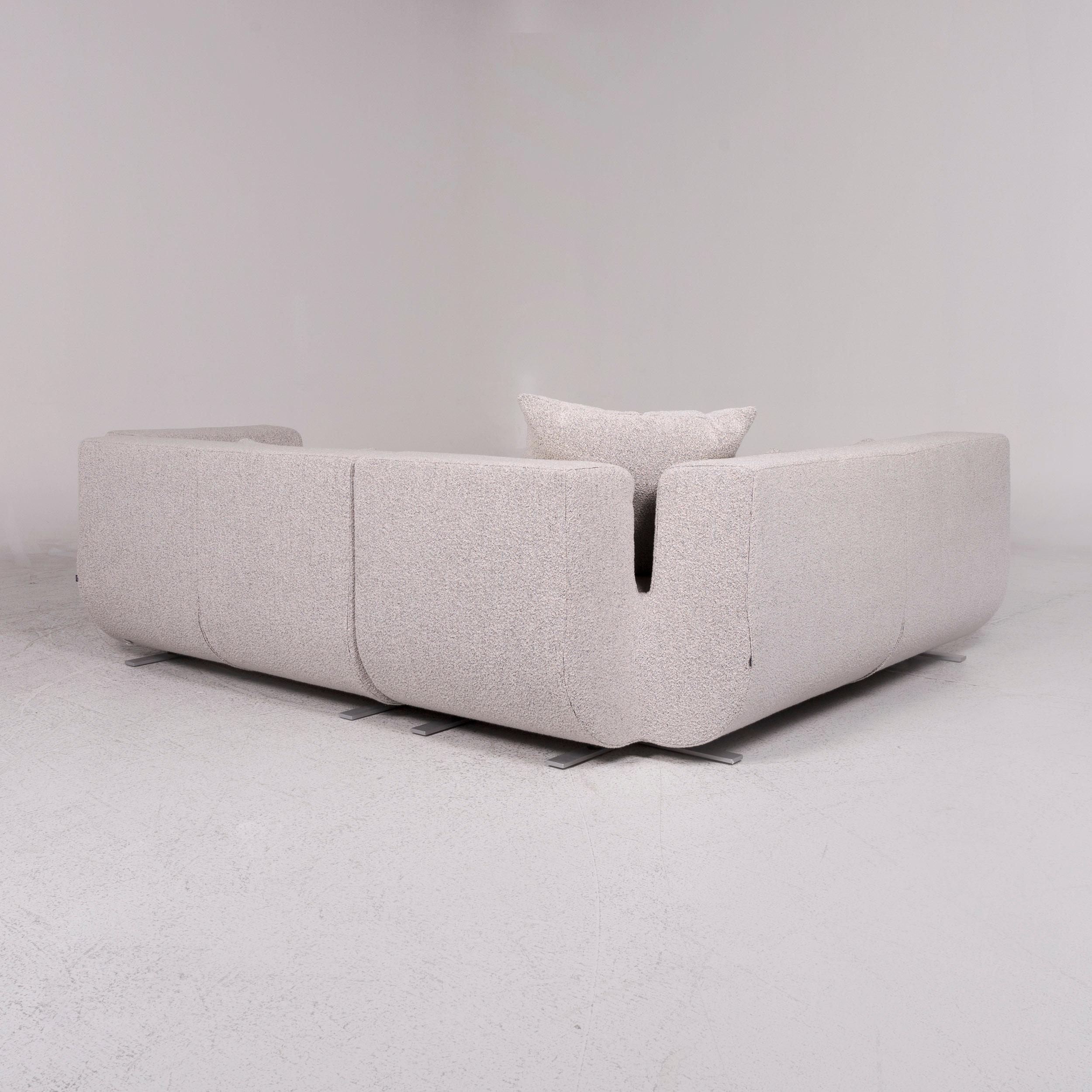 COR Nuba Fabric Corner Sofa Gray Sofa Couch 2