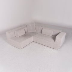 COR Nuba Fabric Corner Sofa Gray Sofa Couch